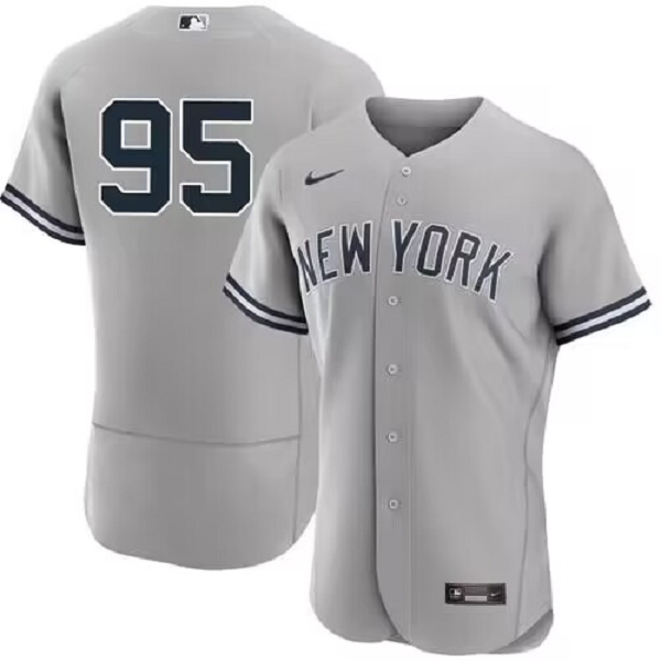 Men's Oswaldo Cabrera #95 New York Yankees Road Player  MLB Flex Base Jersey
