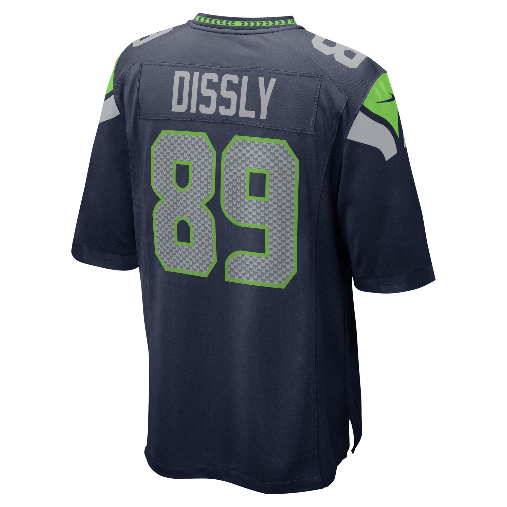 Will Dissly Seattle Seahawks  Game Jersey - College Navy