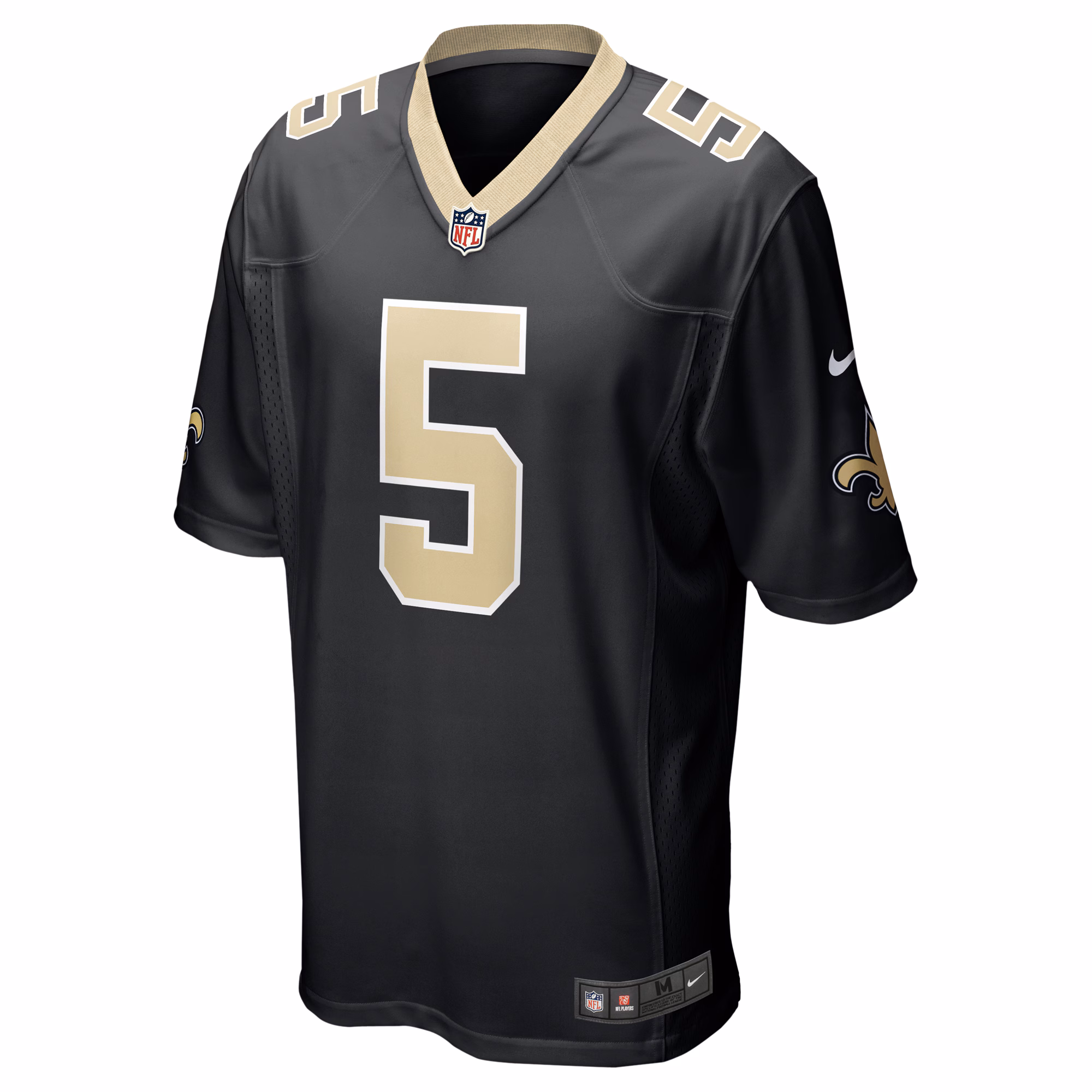 Lynn Bowden Jr. New Orleans Saints Team Game Jersey -  Black
