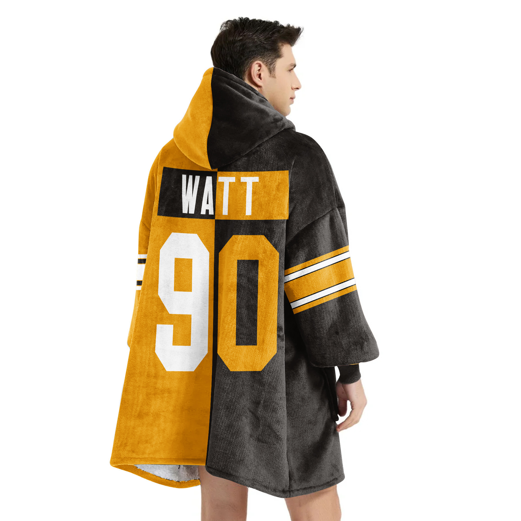 Adult T.J.W 90 Pittsburgh Football Unisex Blanket Hoodie