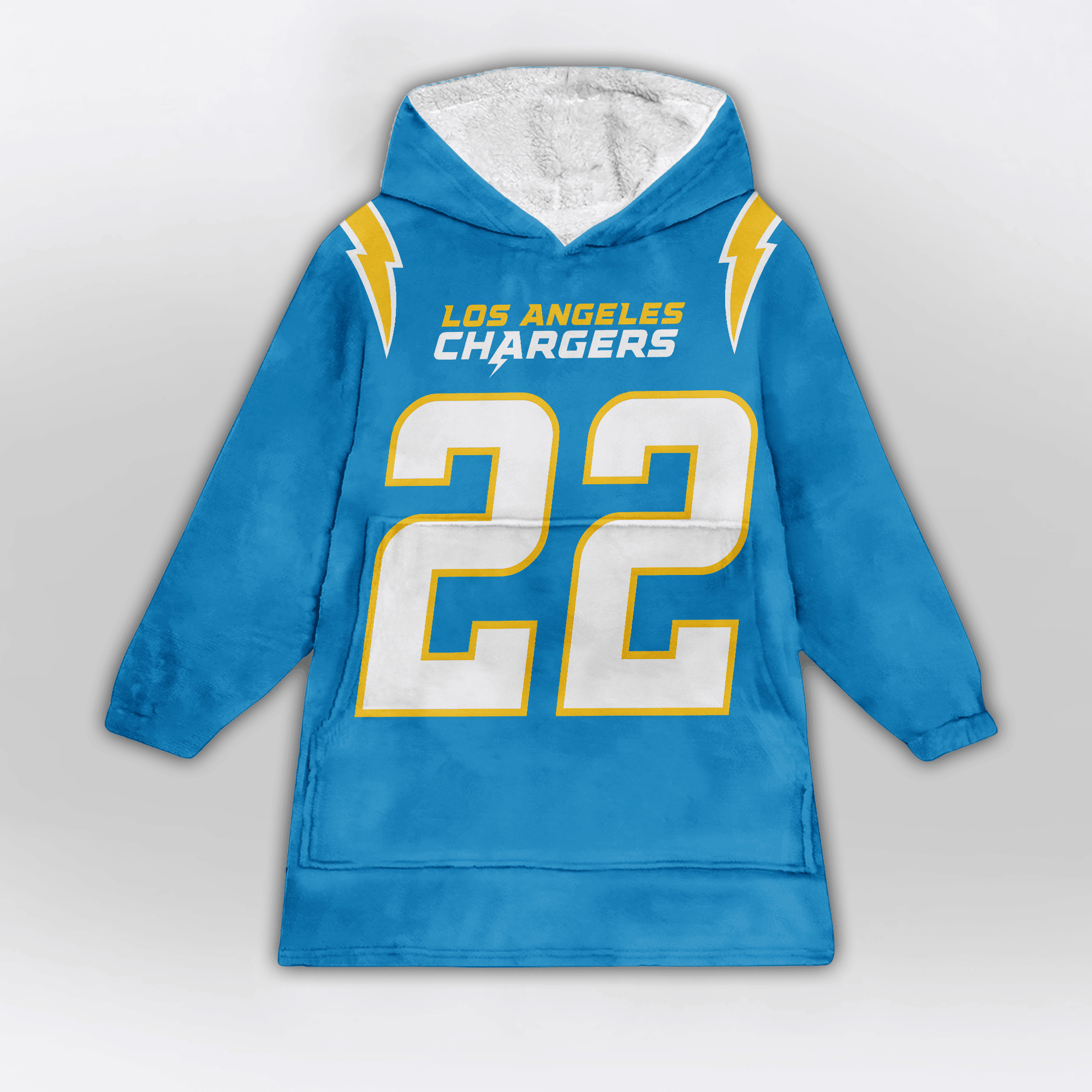 Kid 22 Los Angeles Football Unisex Blanket Hoodie