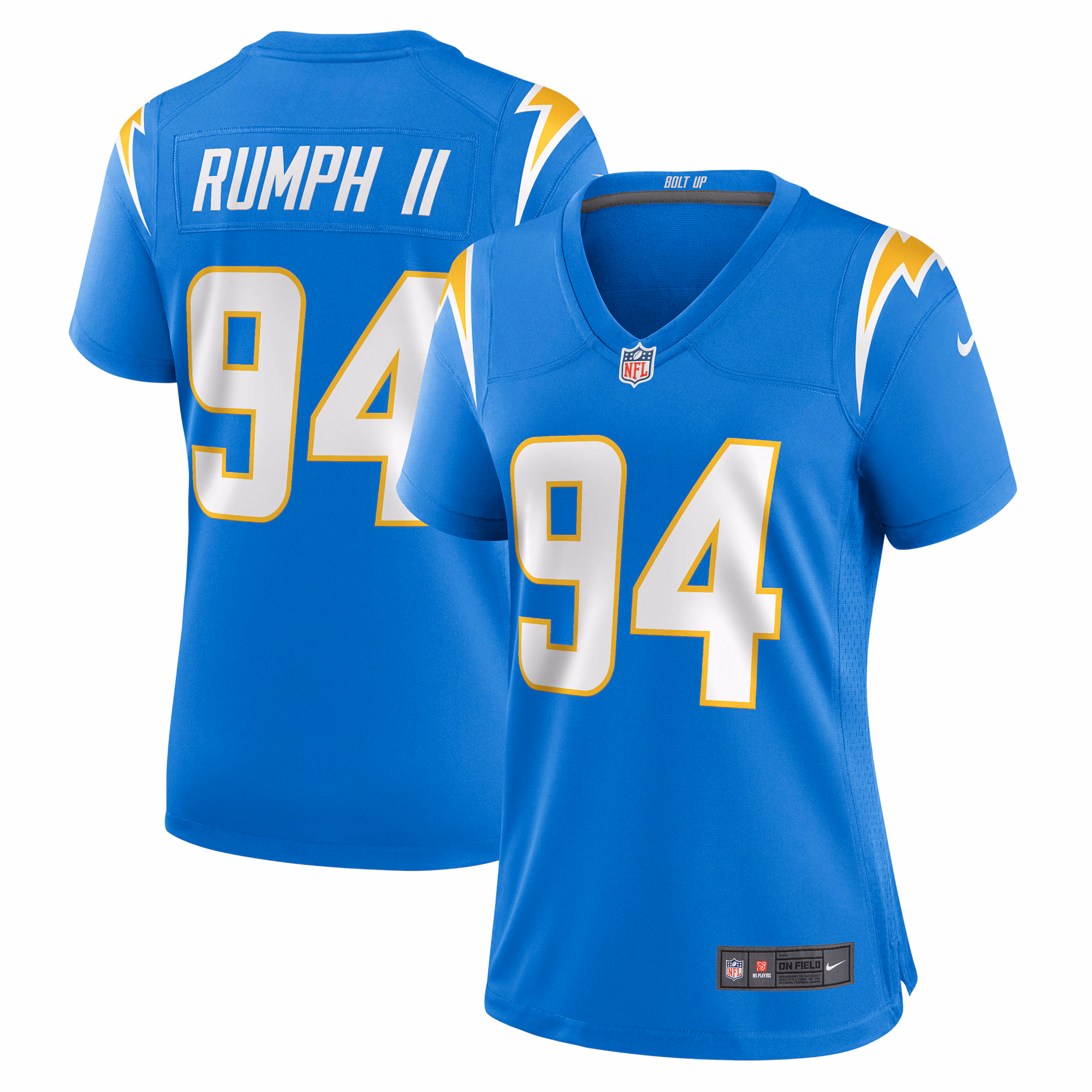 Chris Rumph II Los Angeles Chargers Women's Game Jersey - Powder Blue