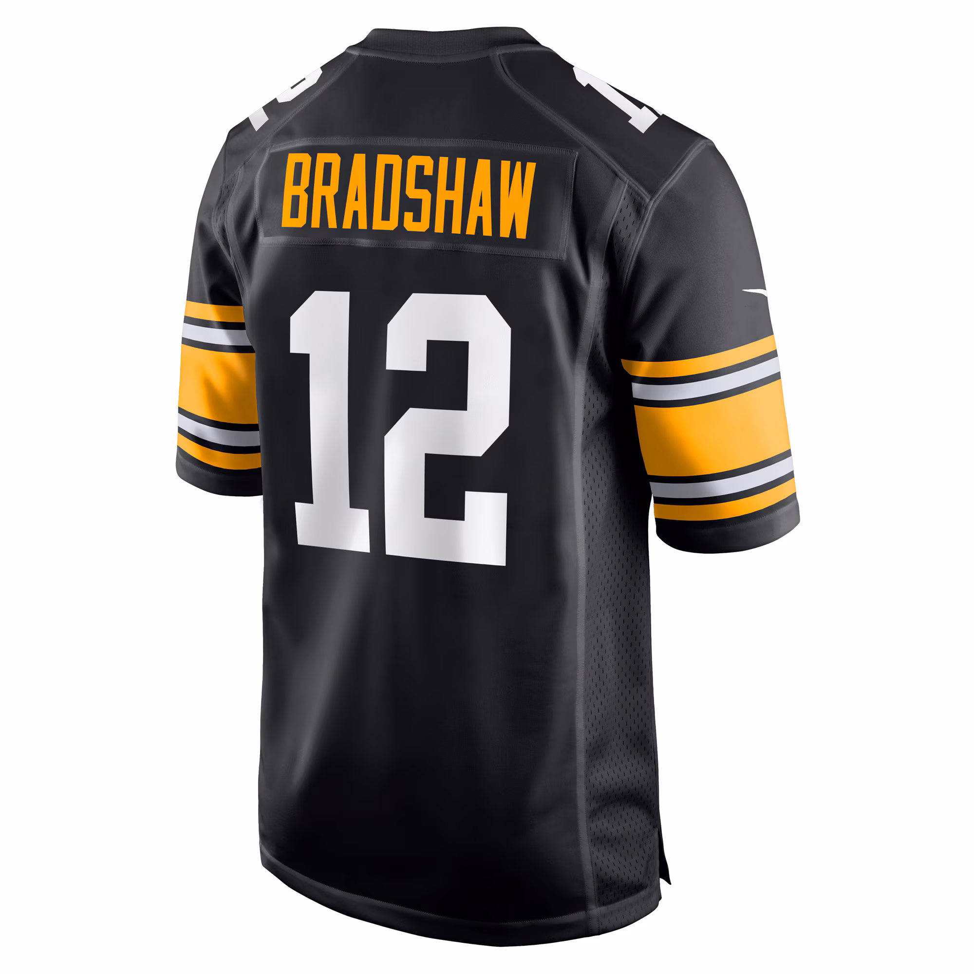 Terry Bradshaw Pittsburgh Steelers Retired Player Jersey - Black