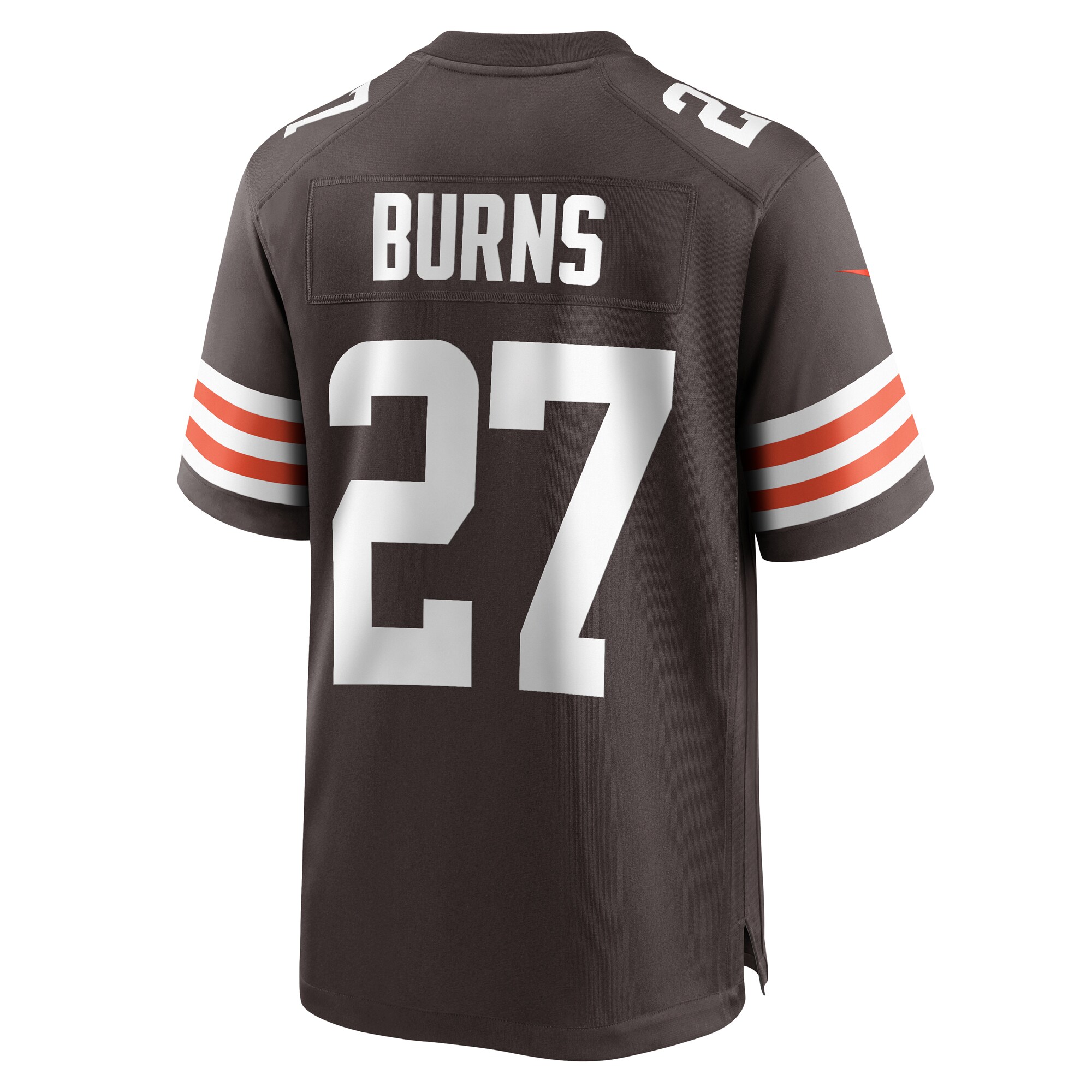 Lorenzo Burns Cleveland Browns Team Game Jersey -  Brown