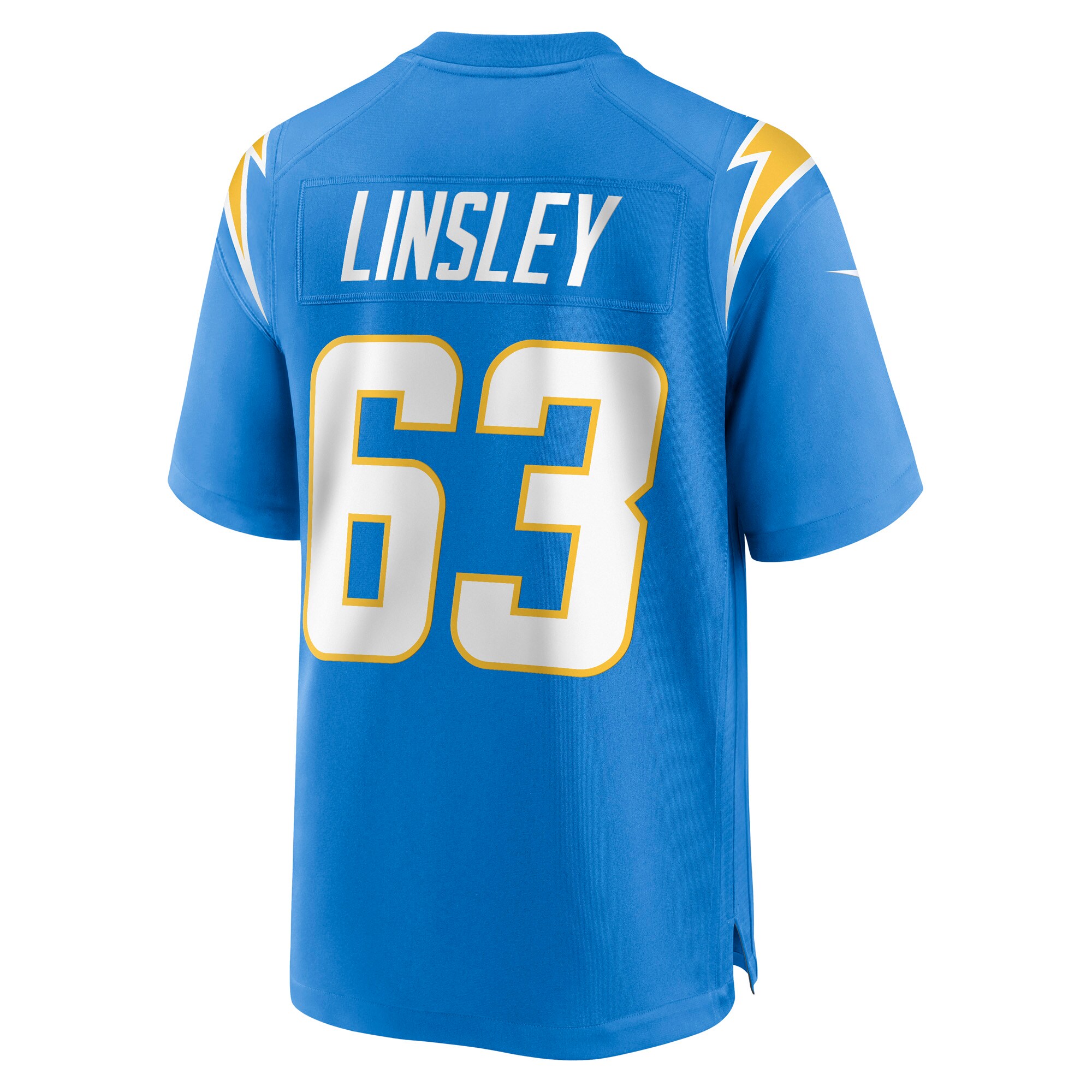 Corey Linsley Los Angeles Chargers Game Player Jersey - Powder Blue
