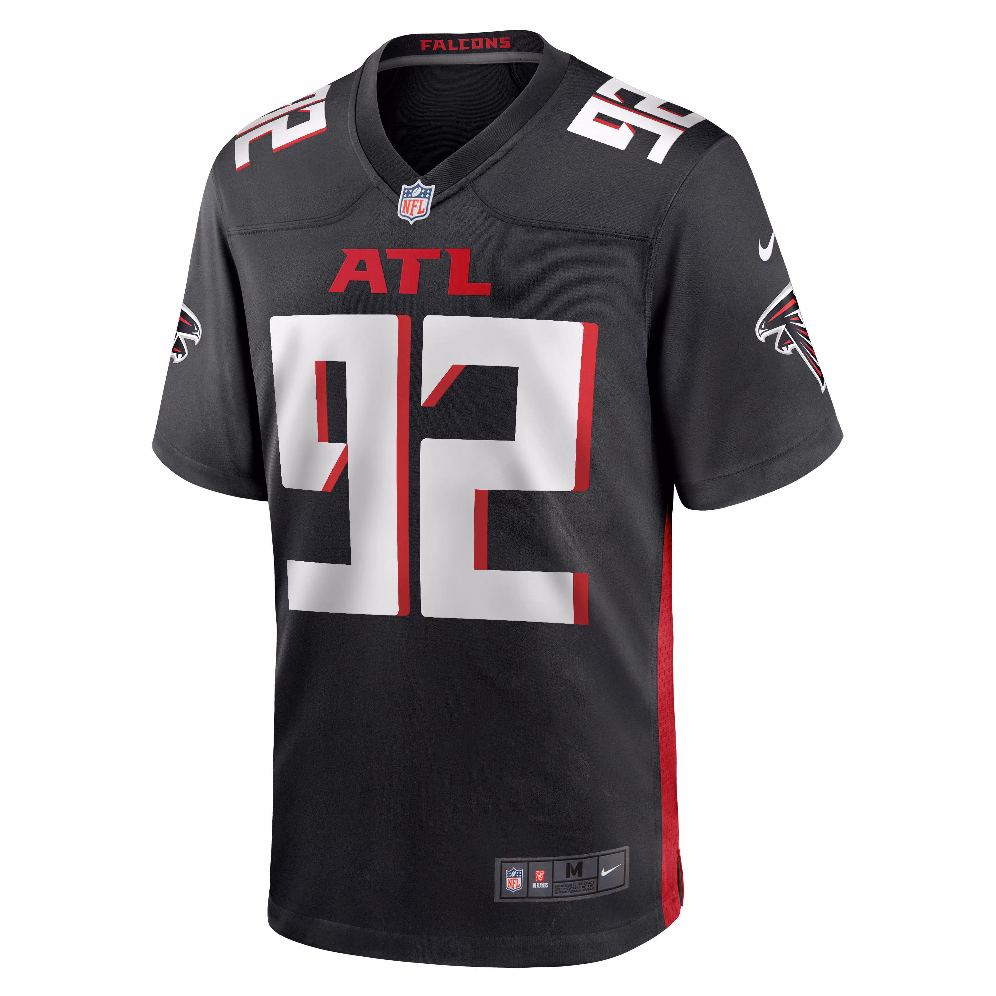 Adetokunbo Ogundeji Atlanta Falcons Game Jersey - Black