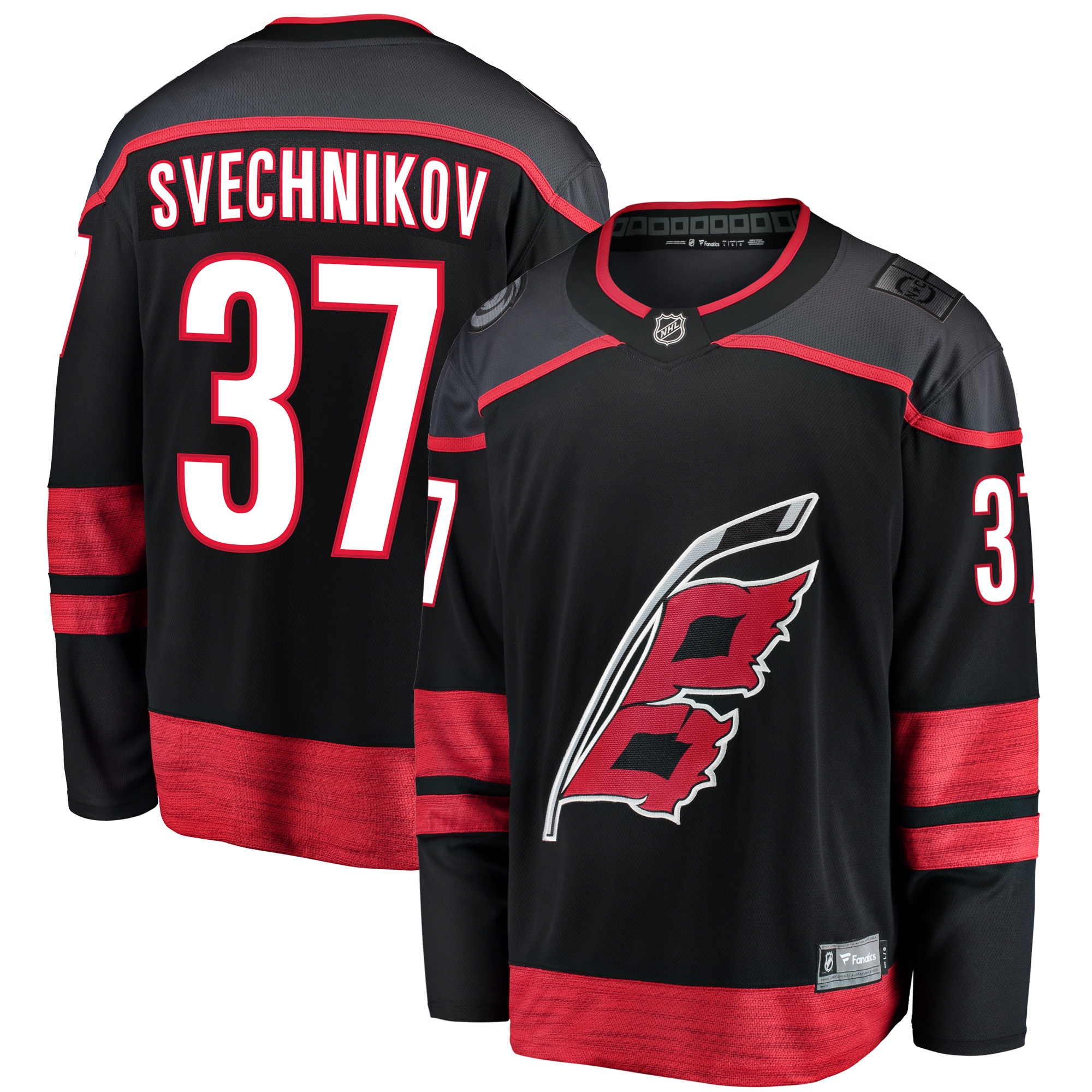 Andrei Svechnikov Carolina Hurricanes Alternate Premier Breakaway Player Jersey - Black