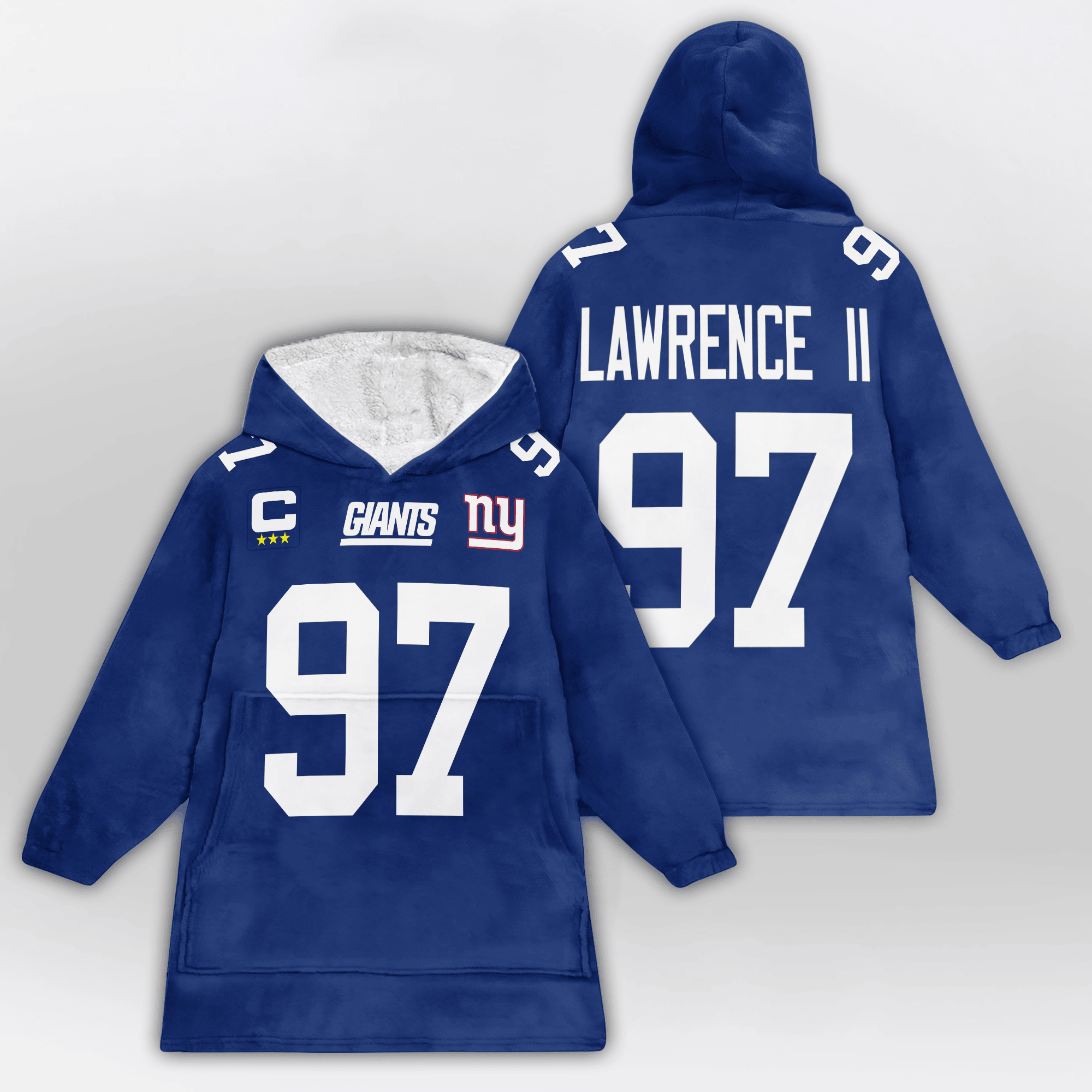 Kid D.L 97 Captain New York G Football Unisex Blanket Hoodie