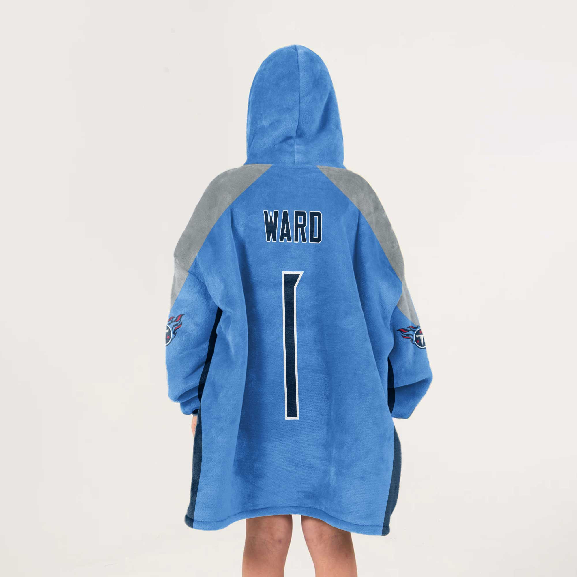 Kid C.W 1 Tennessee Football Unisex Blanket Hoodie