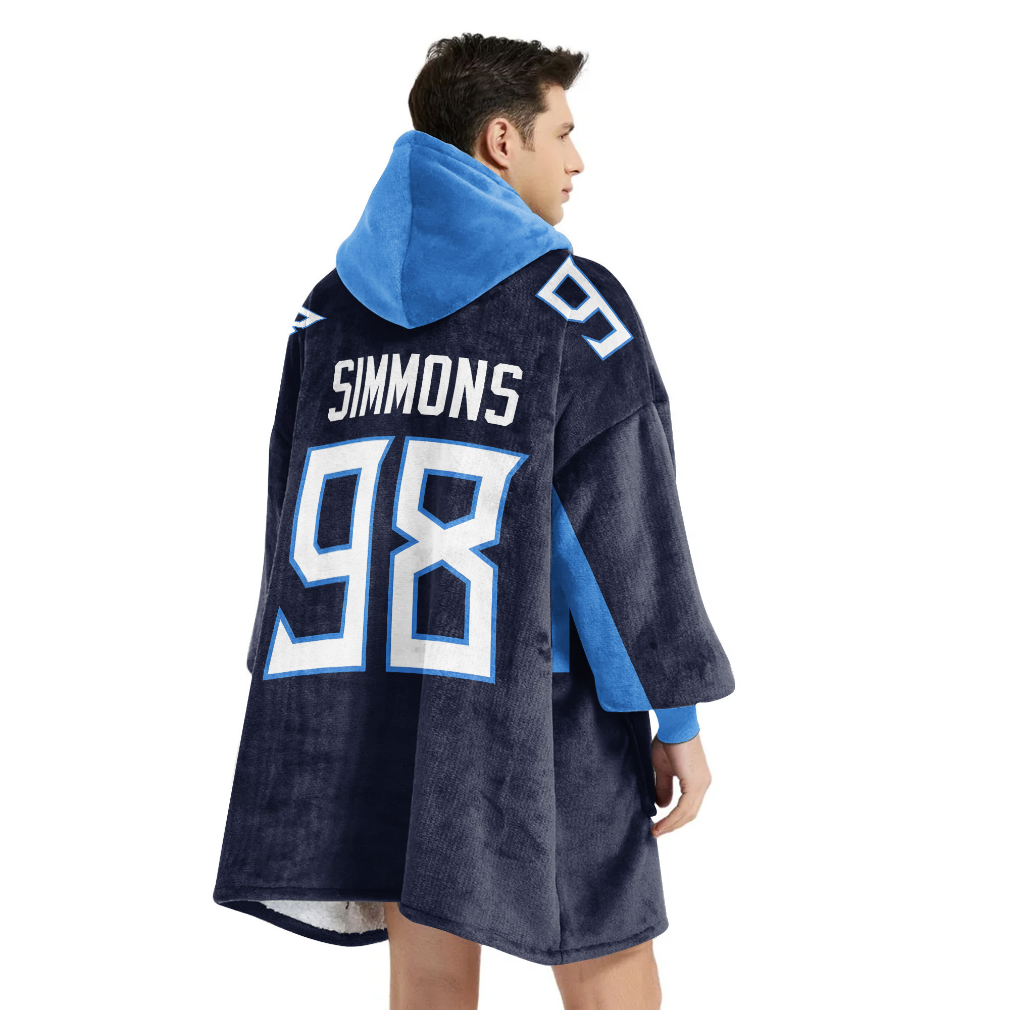 Adult JS 98 Tennessee Football Unisex Blanket Hoodie