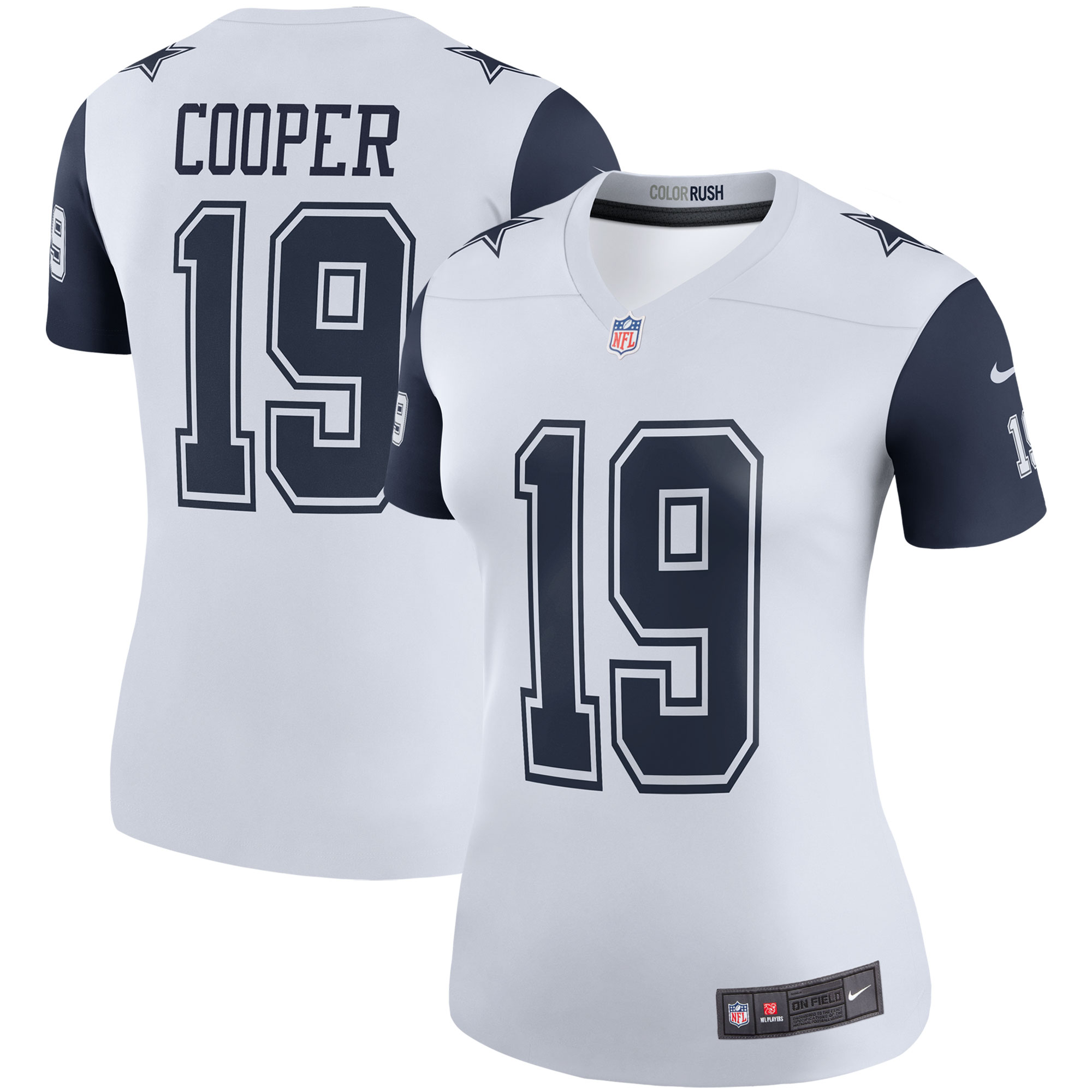 Amari Cooper Dallas Cowboys  Women's Color Rush Legend Player Jersey - White