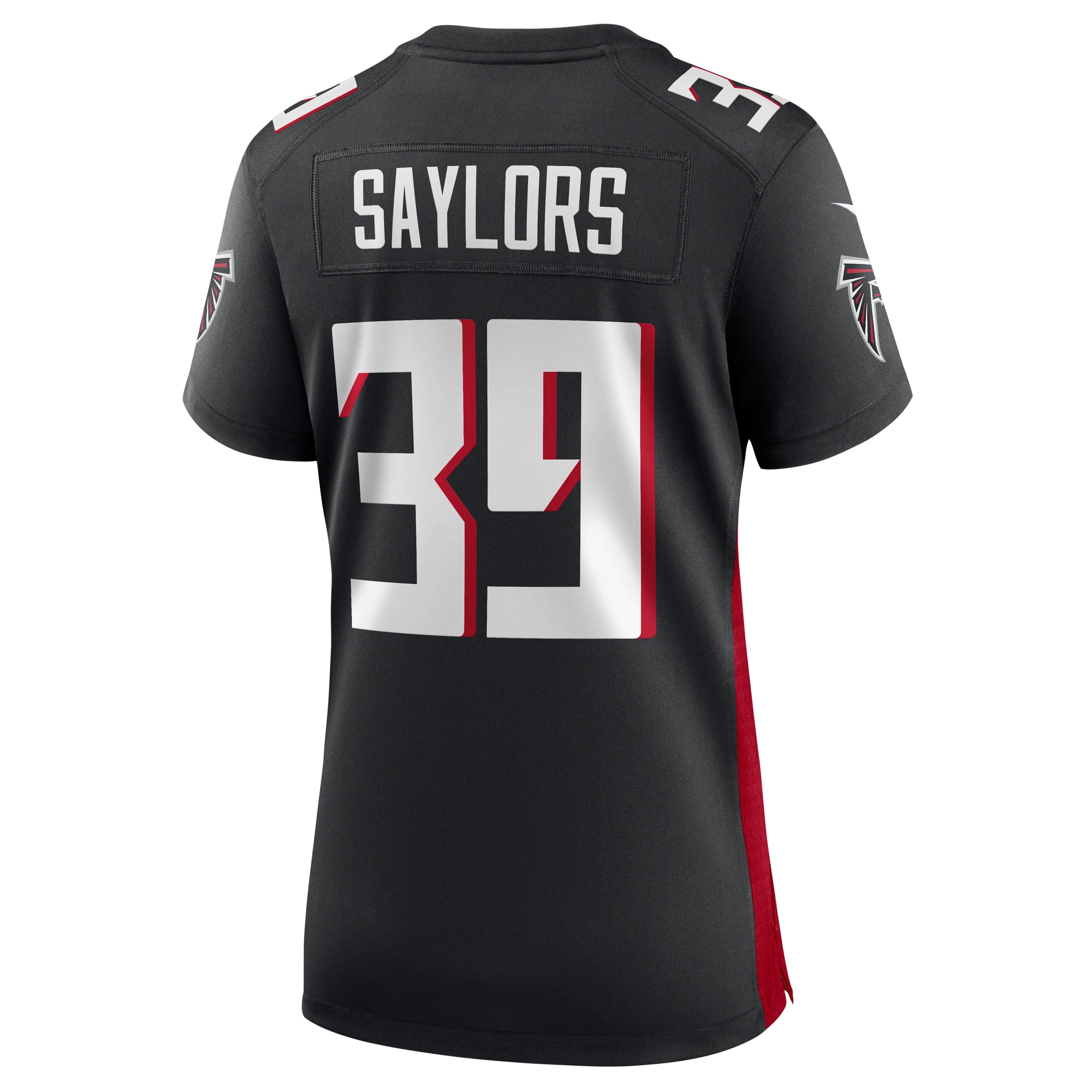 Jacob Saylors Atlanta Falcons Women's  Game Jersey -  Black