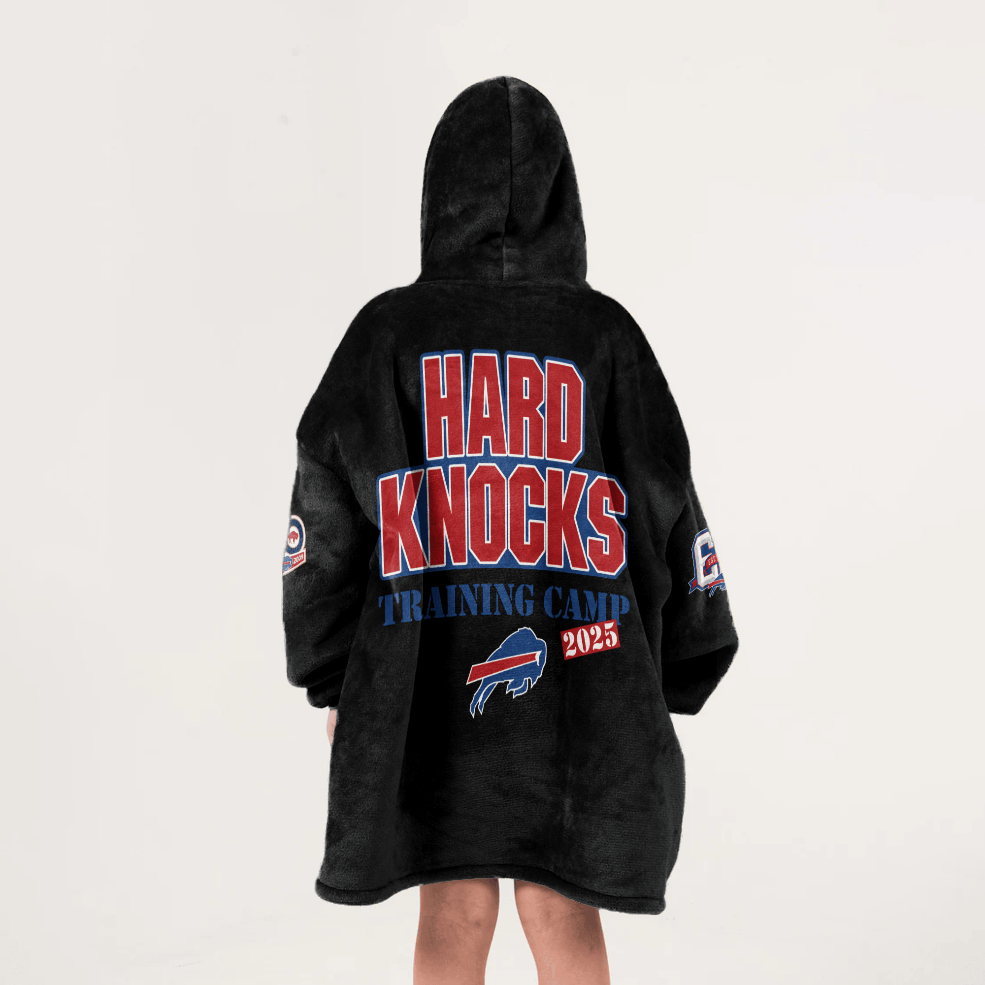 Kid Buffalo Football Unisex Blanket Hoodie