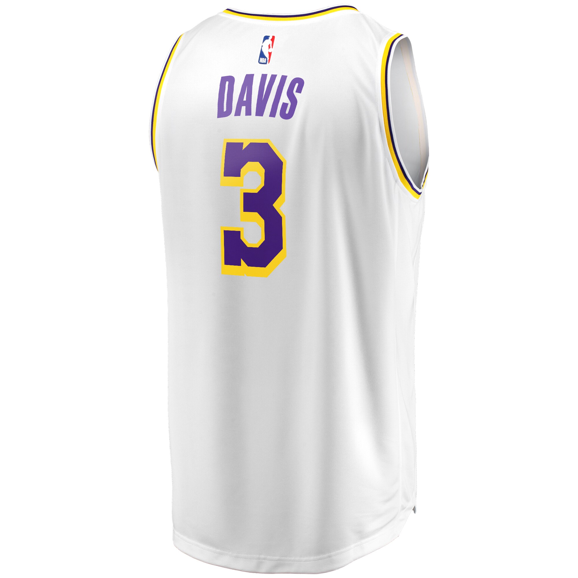 Anthony Davis Los Angeles Lakers  Youth Fast Break Player Replica Jersey - Association Edition - White
