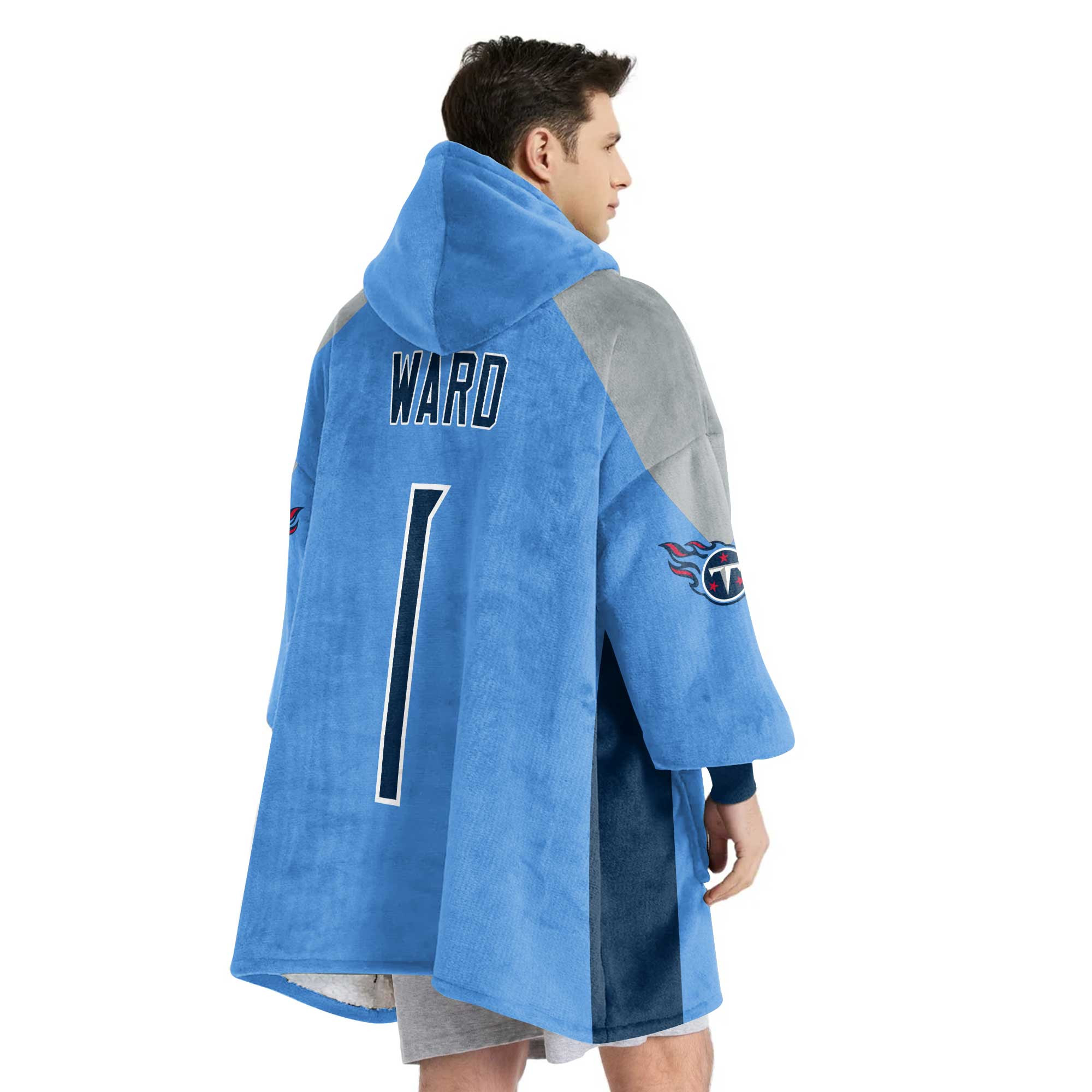 Adult C.W 1 Tennessee Football Unisex Blanket Hoodie