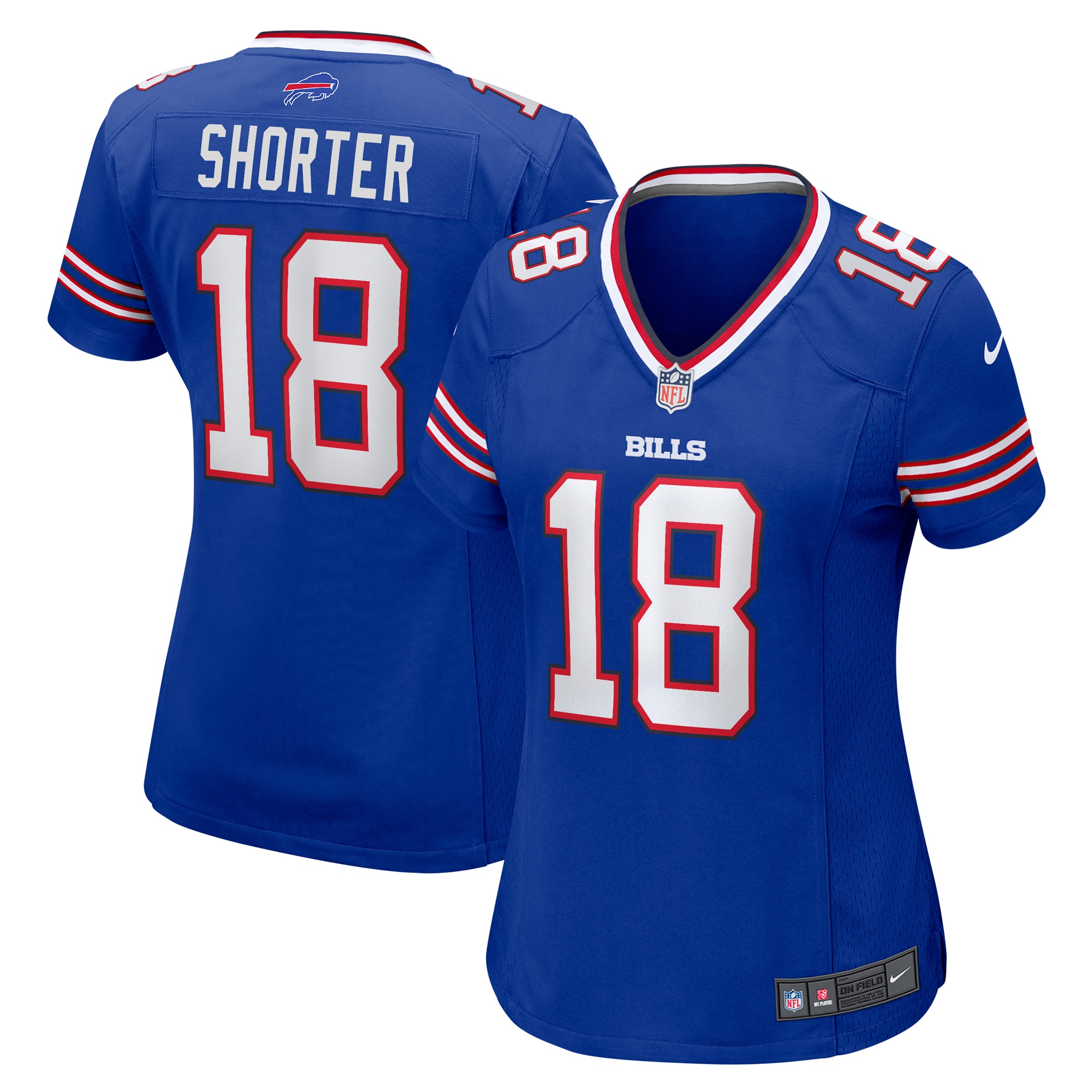 Justin Shorter Buffalo Bills Women's Home Game Jersey - Royal