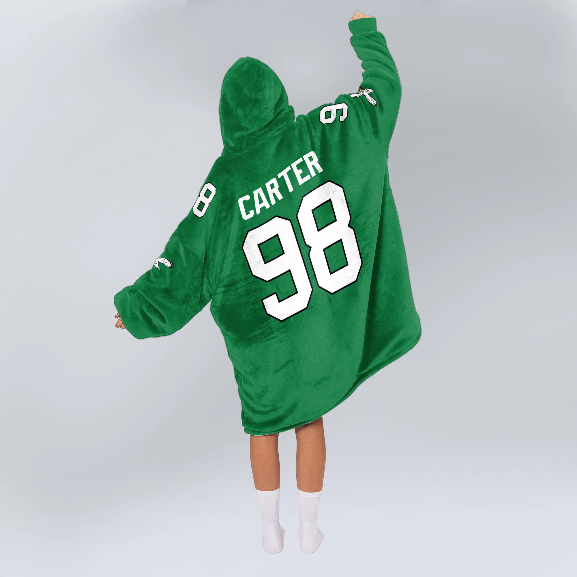 Adult J.C 98 Philadelphia Football Unisex Blanket Hoodie
