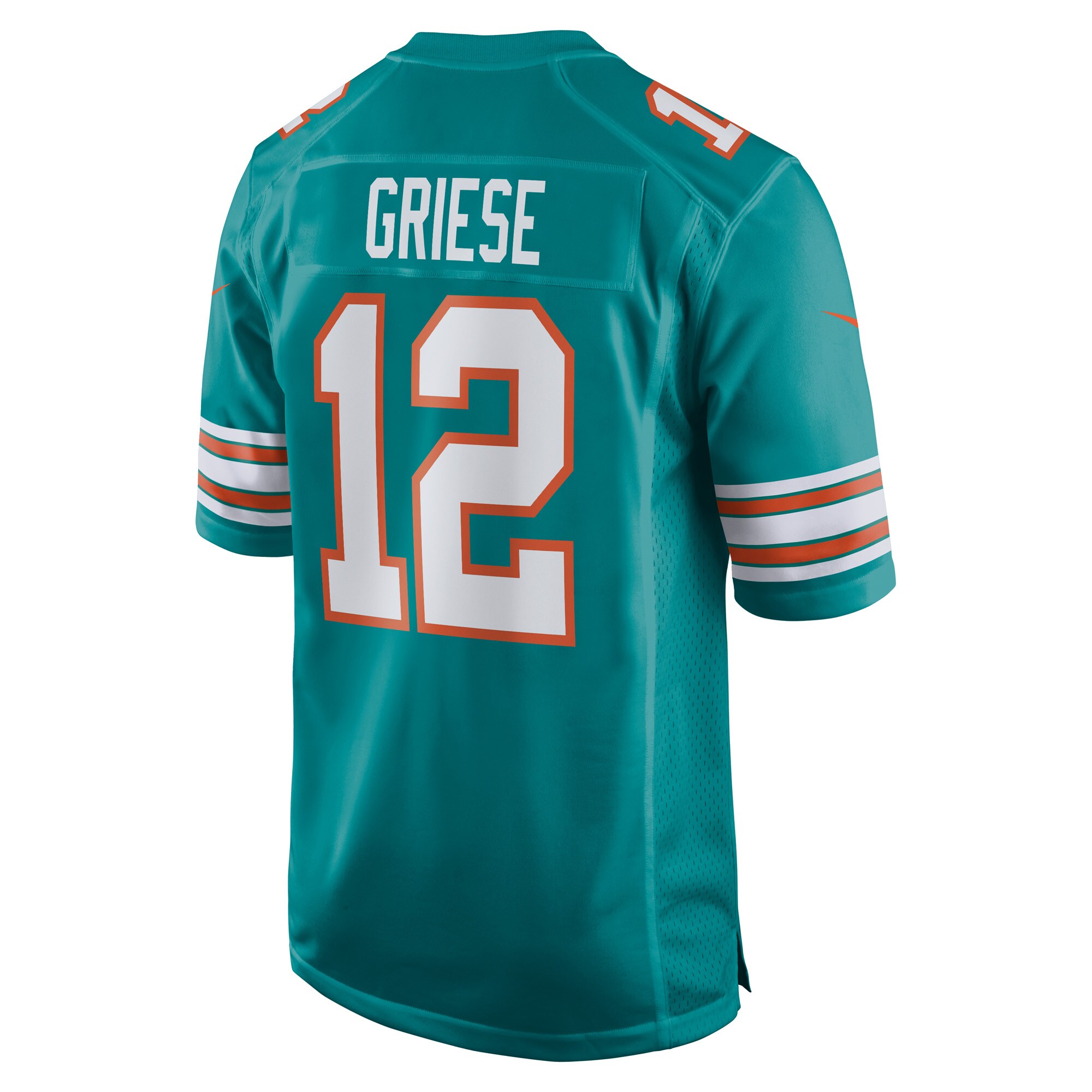 Bob Griese Miami Dolphins Retired Player Jersey - Aqua