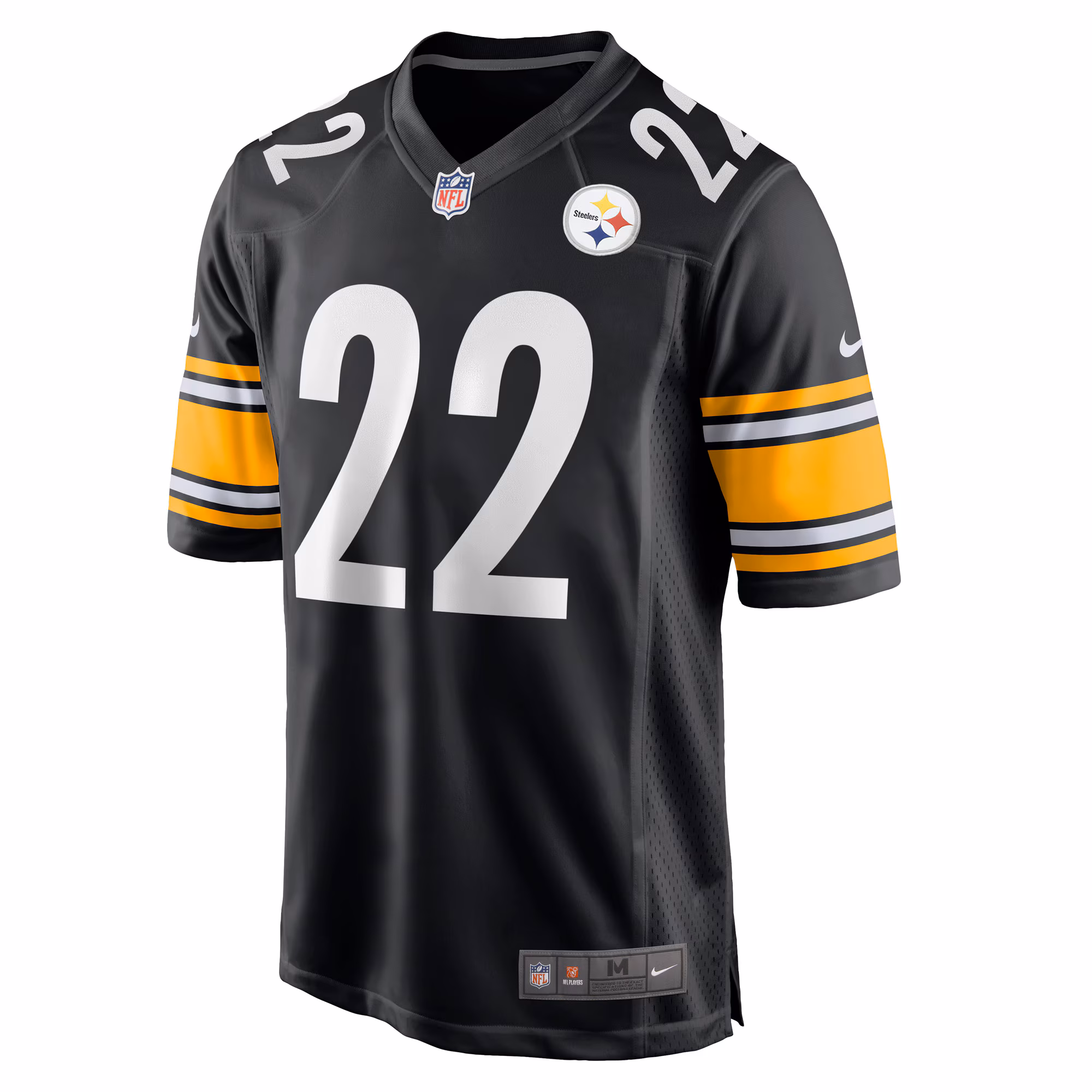 Najee Harris Pittsburgh Steelers Game Jersey - Black