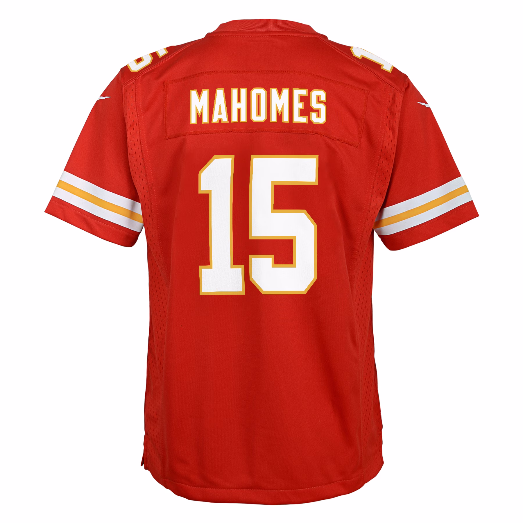 Patrick Mahomes Kansas City Chiefs  Youth 2023 Super Bowl LVIII Patch Game Jersey - Red