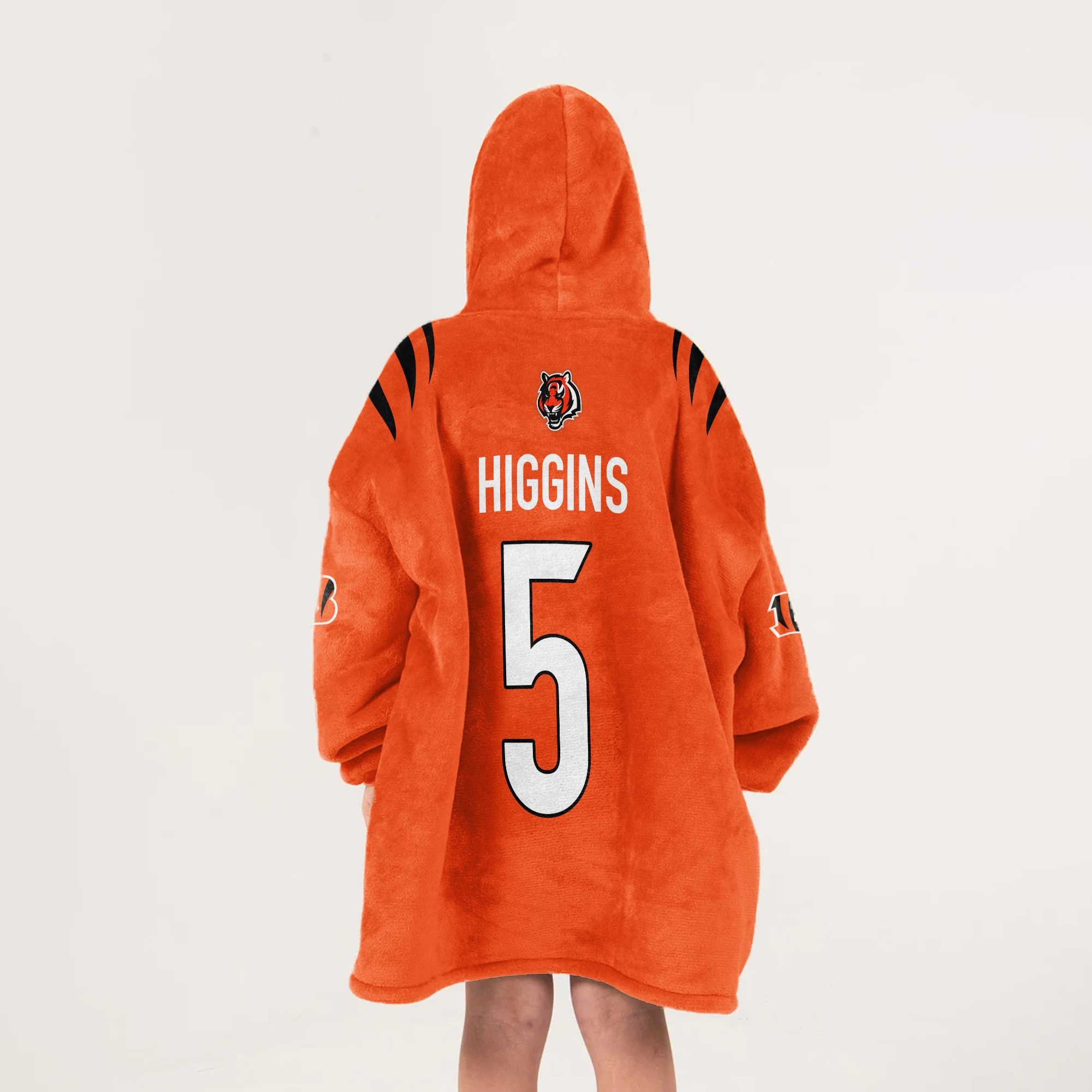 Kid 5 Cincinnati Football Unisex Blanket Hoodie