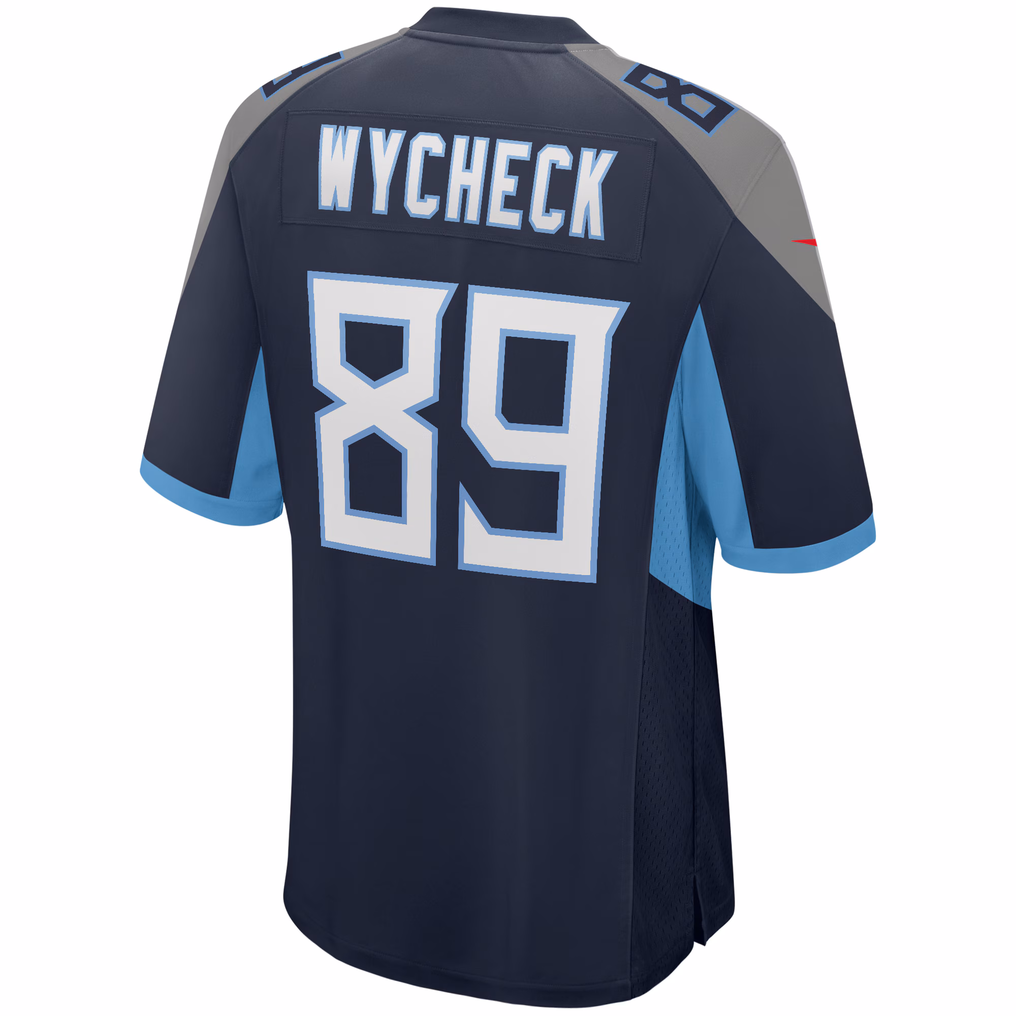 Frank Wycheck Tennessee Titans Game Retired Player Jersey - Navy