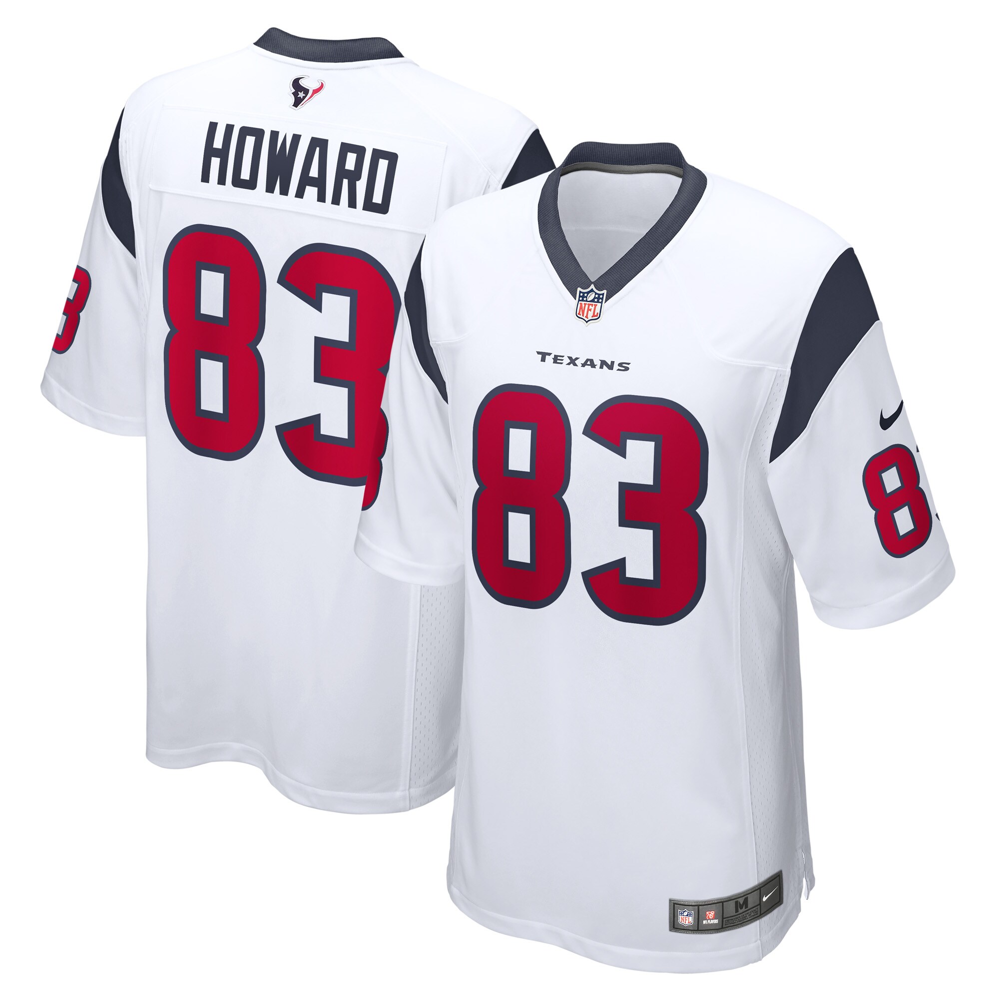 O.J. Howard Houston Texans  Game Player Jersey - White