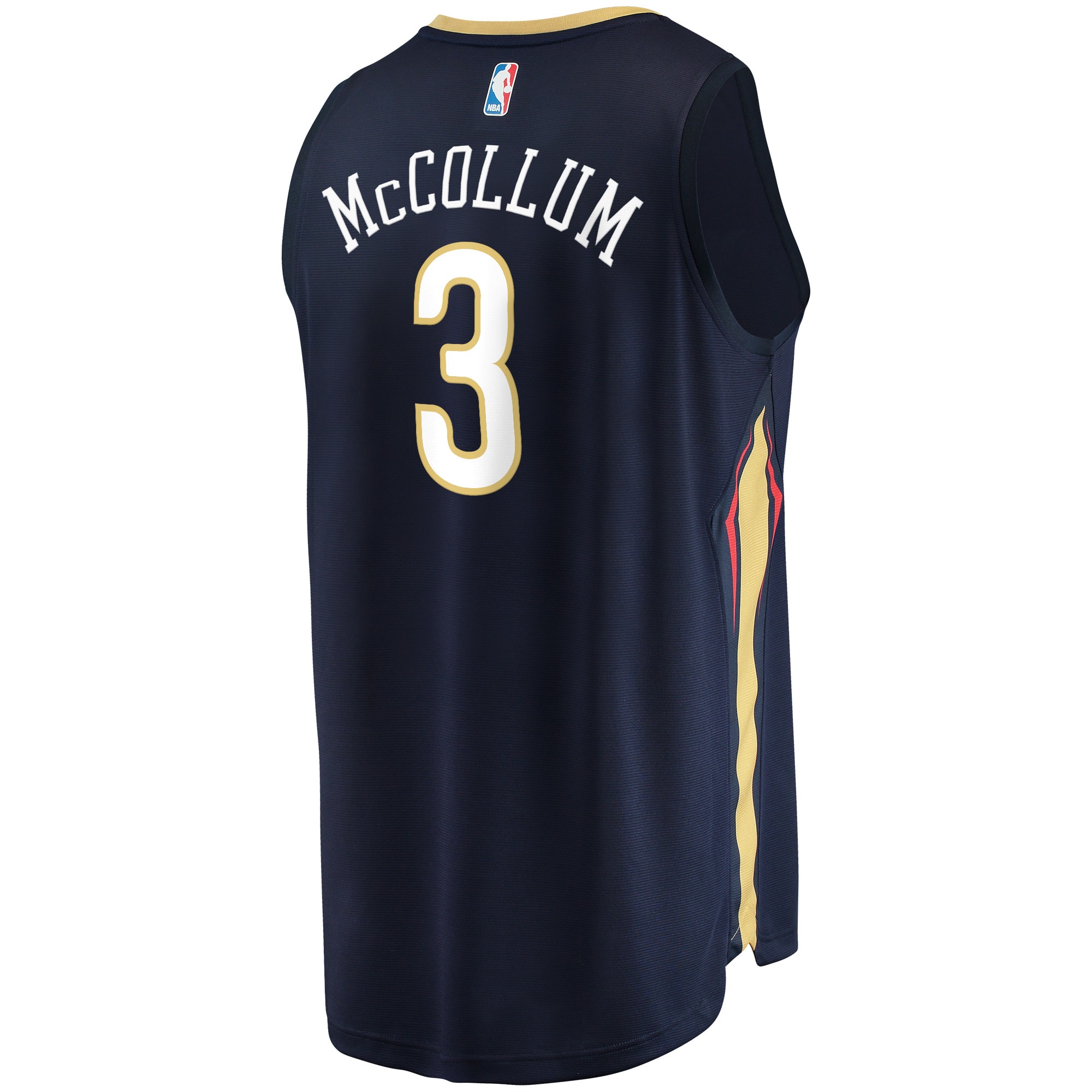 C.J. McCollum New Orleans Pelicans  Fast Break Replica Jersey - Icon Edition - Navy