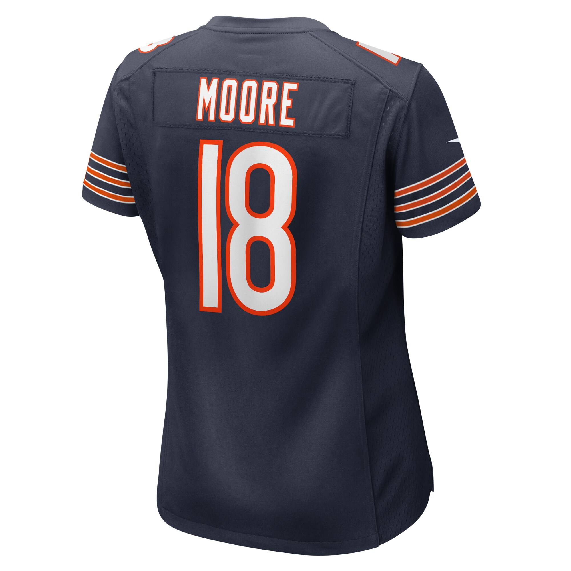 David Moore Chicago Bears  Women's Game Player Jersey - Navy