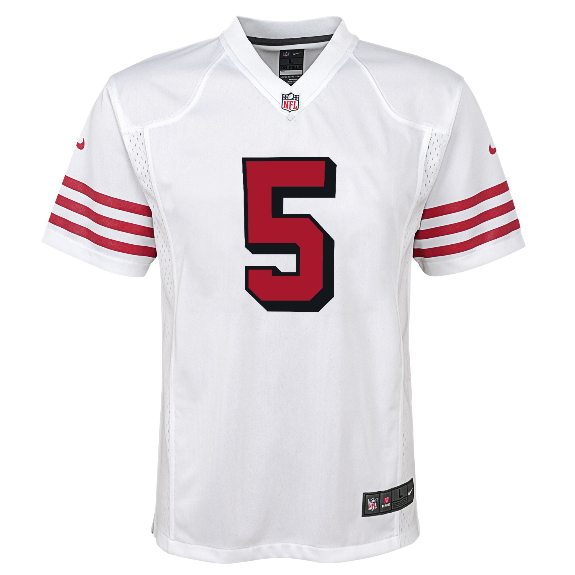 Trey Lance San Francisco 49ers  Youth Alternate Game Jersey - White