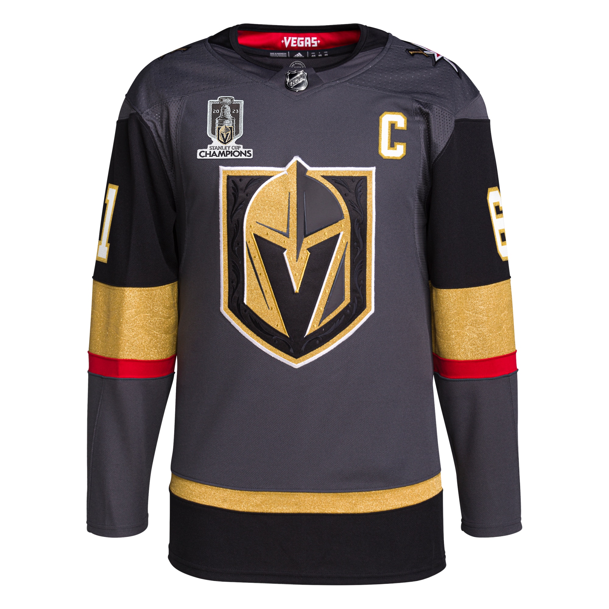 Mark Stone Vegas Golden Knights  2023 Stanley Cup Champions Authentic Alternate Player Jersey - Gray