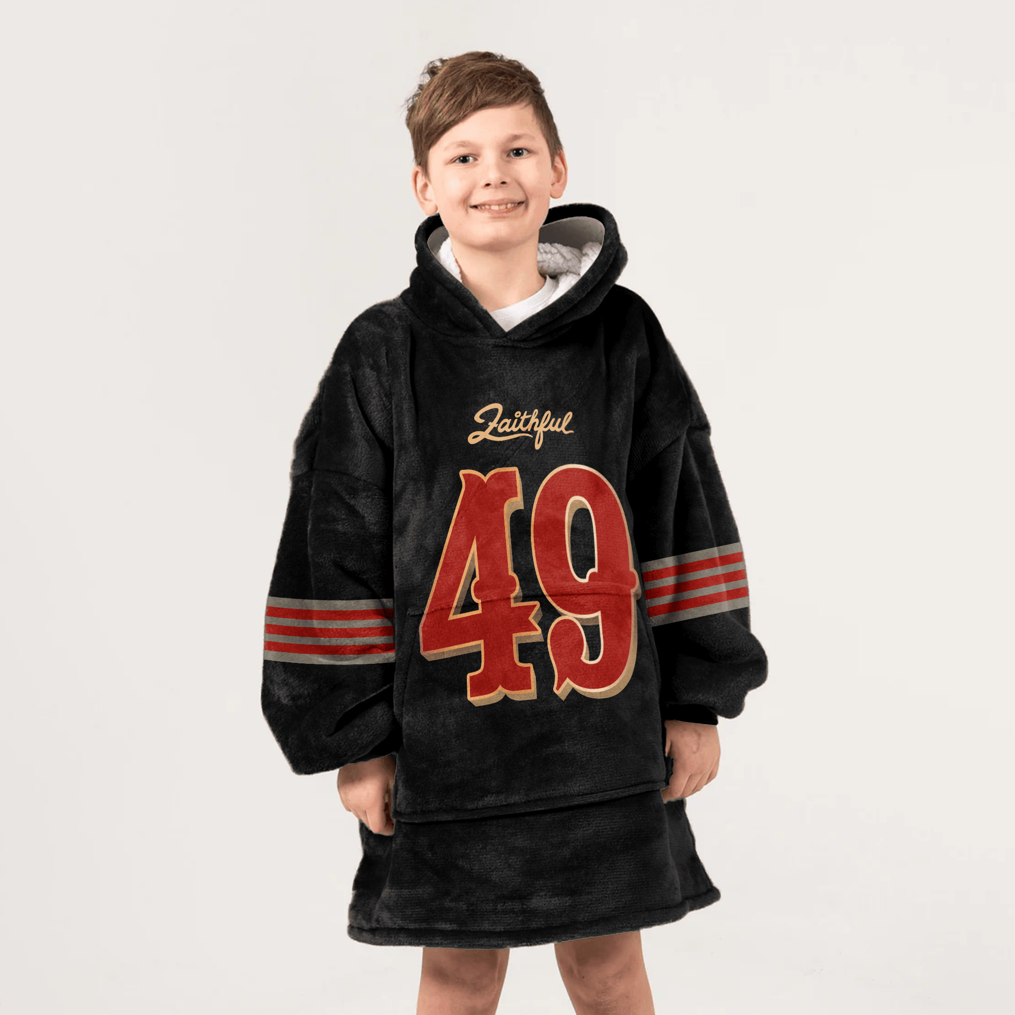 San Francisco 49ers Football Unisex Blanket Hoodie