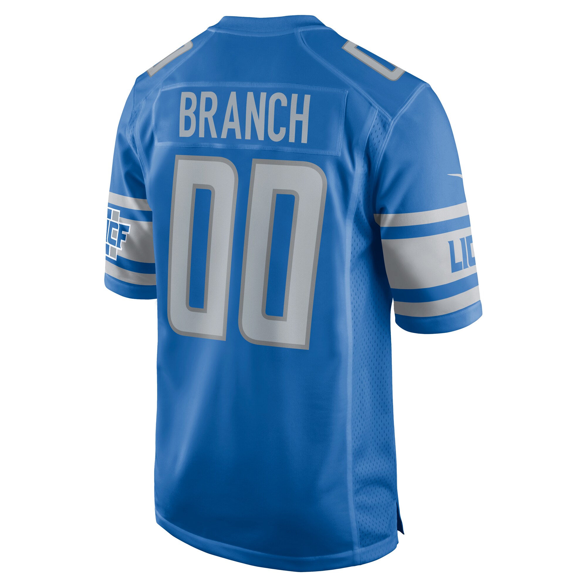 Brian Branch Detroit Lions  2023 NFL Draft Pick Game Jersey - Blue