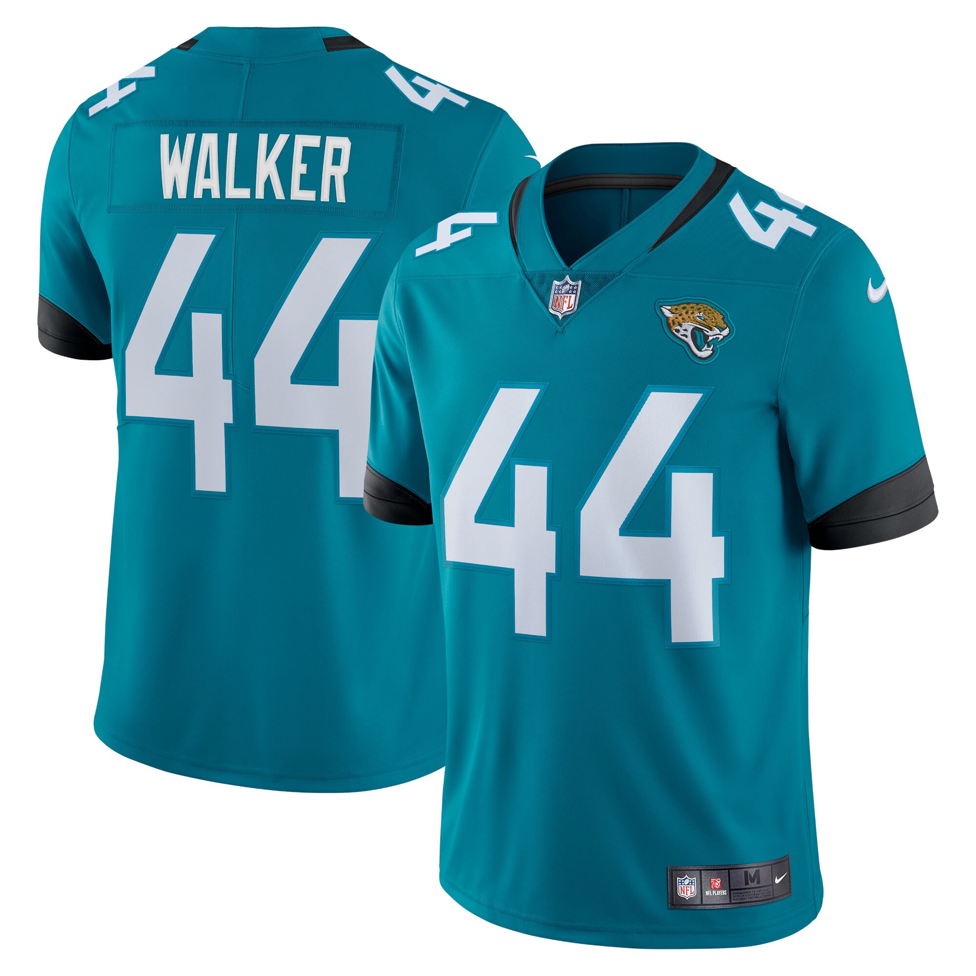 Travon Walker Jacksonville Jaguars  Team Logo Vapor Limited Jersey - Teal