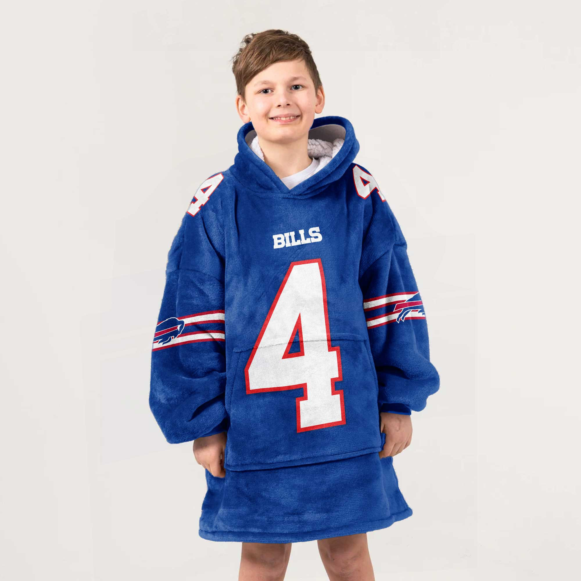 Adult No 4 - Cook - Bills Football Unisex Blanket Hoodie