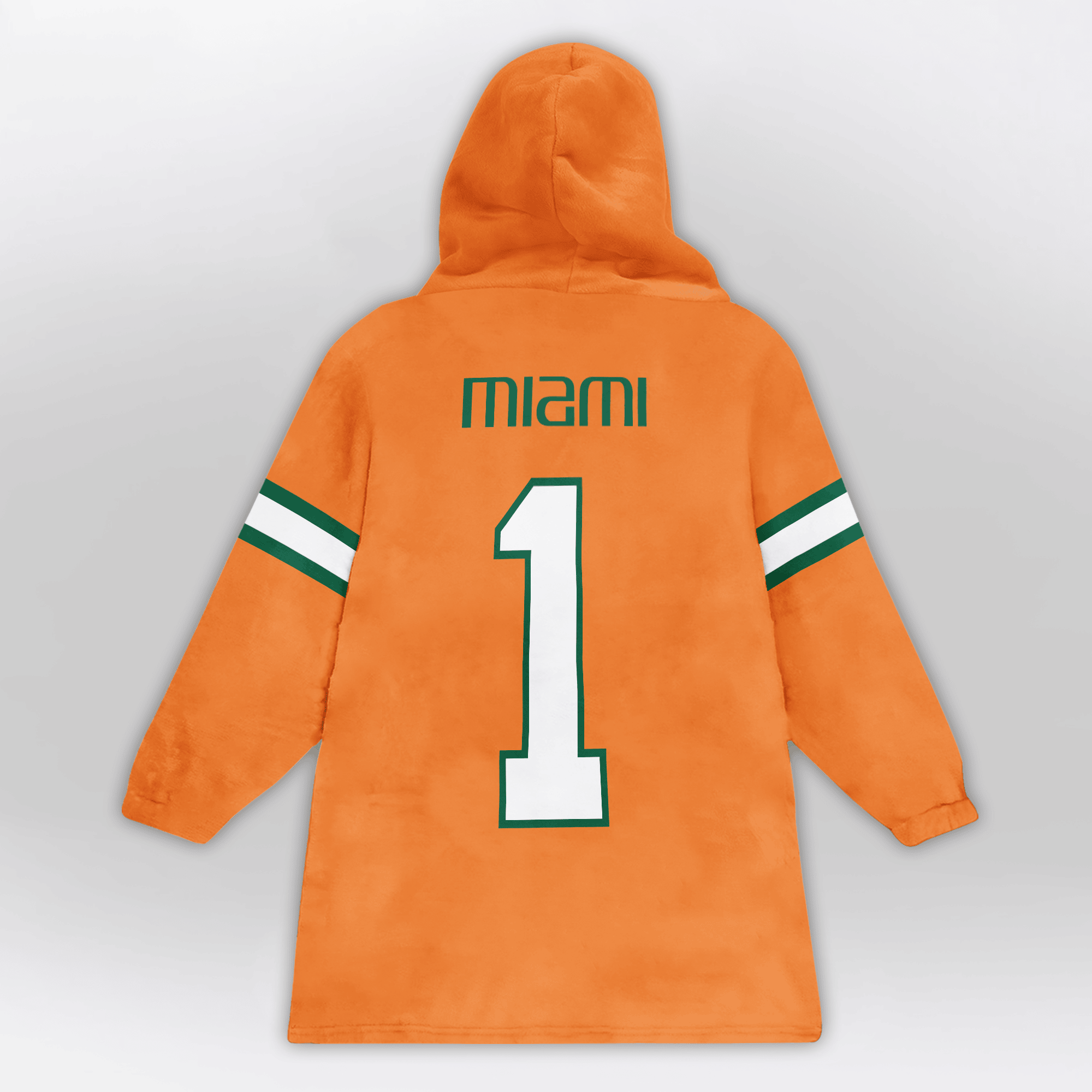Kid #1 Miami Football Unisex Blanket Hoodie