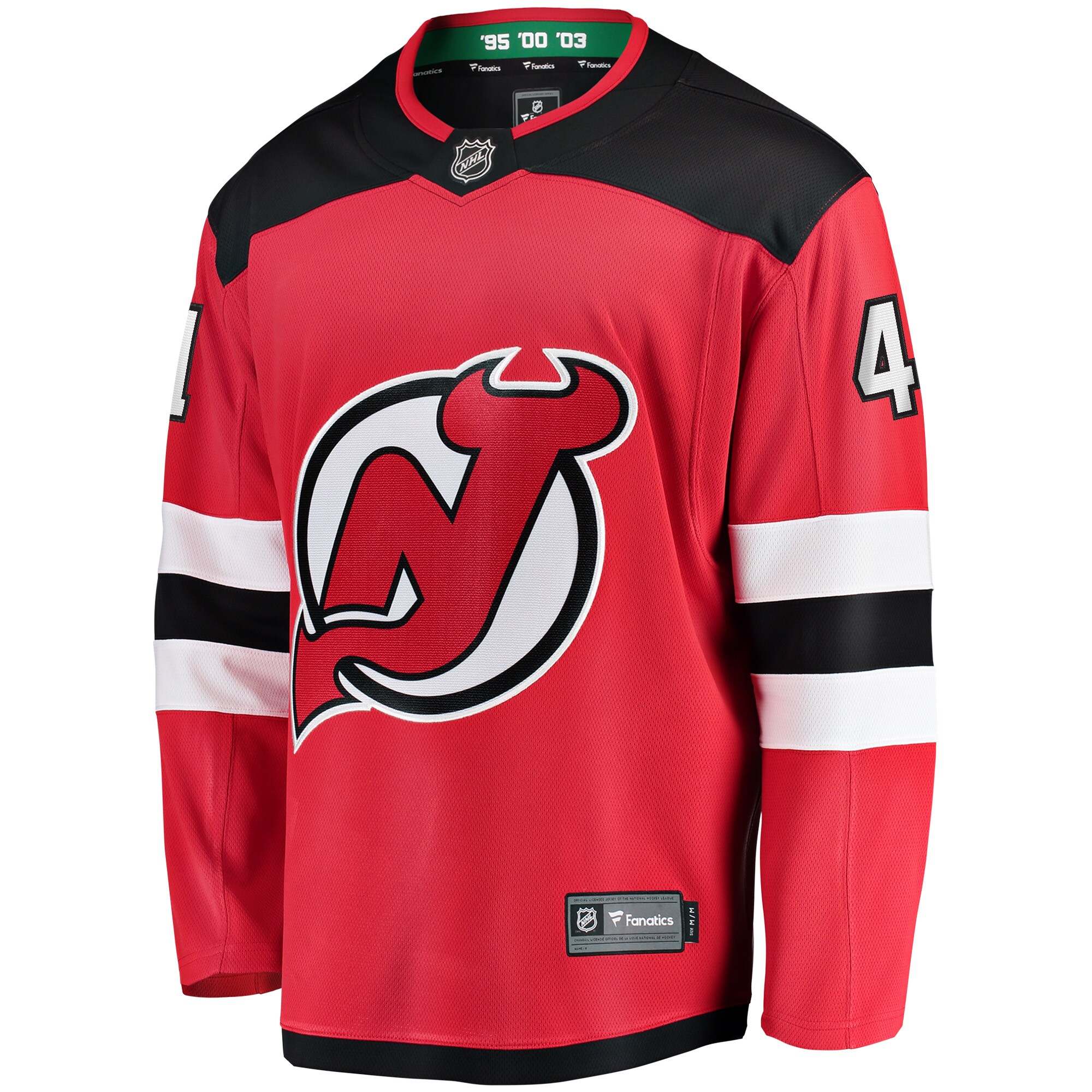 Vitek Vanecek New Jersey Devils Home Breakaway Player Jersey - Red