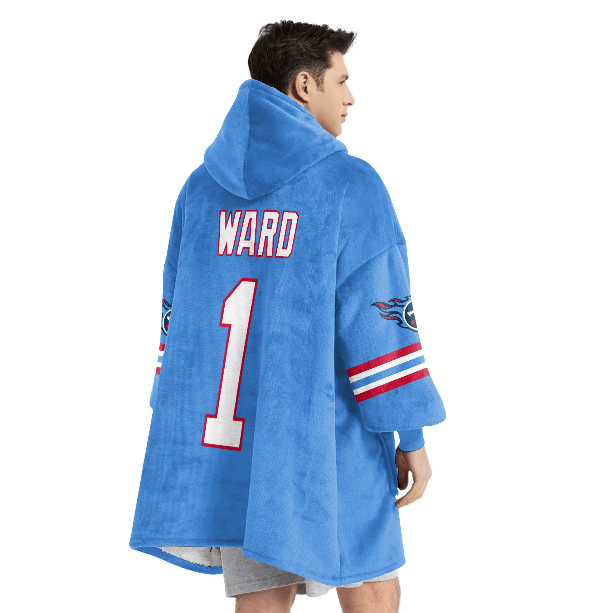Adult C.W 1 Tennessee Football Unisex Blanket Hoodie