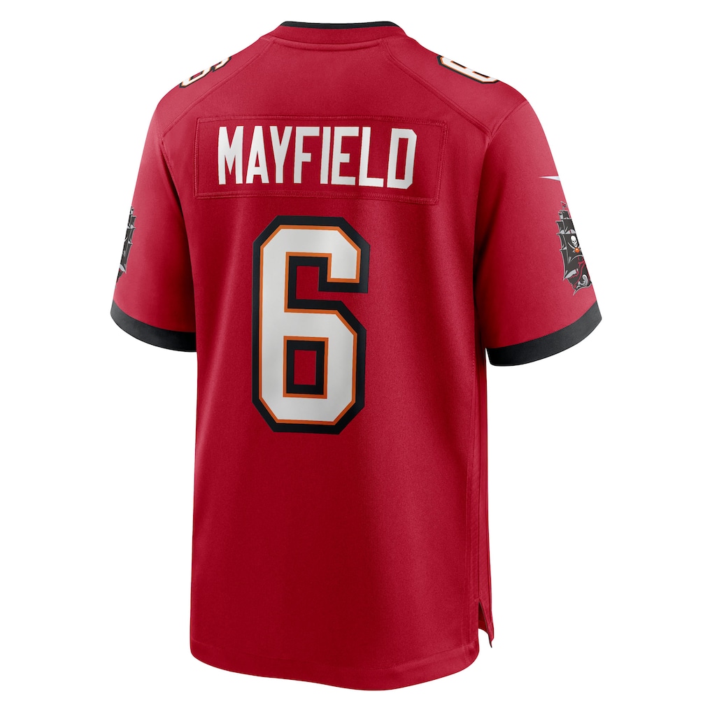 Baker Mayfield #6 Tampa Bay Buccaneers 50th Season Team Game Jersey - Red