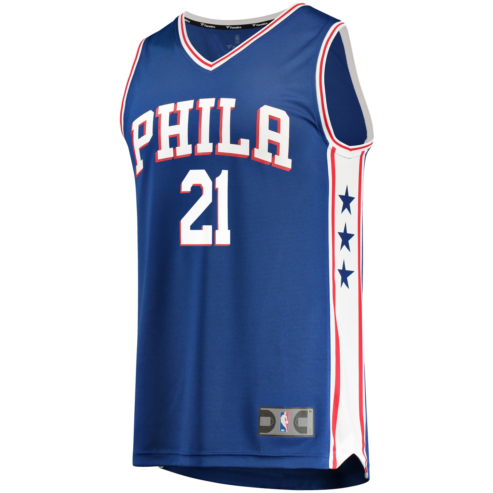 Joel Embiid Philadelphia 76ers  Fast Break Replica Team Color Player Jersey Royal - Icon Edition