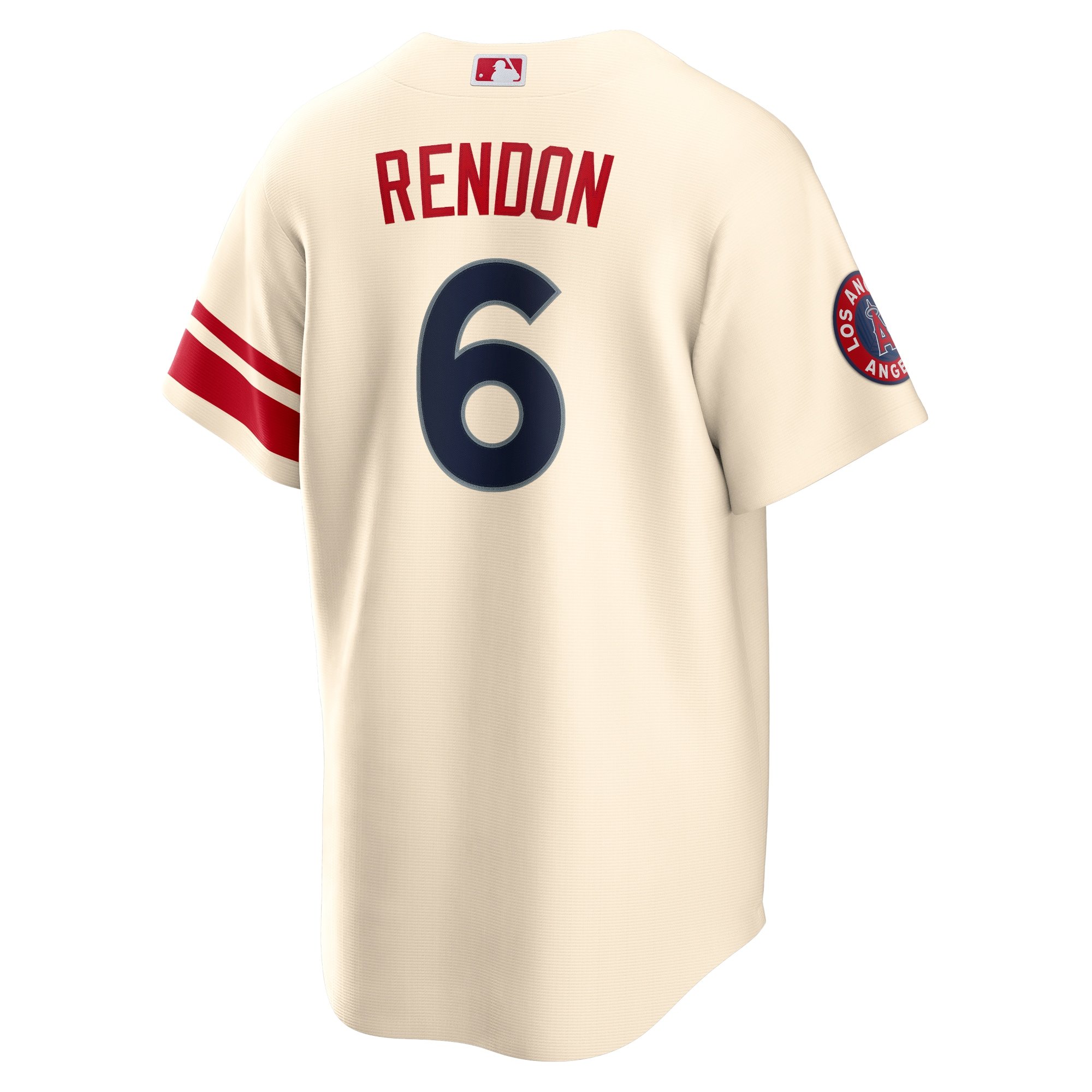 Men's Los Angeles Angels Anthony Rendon  Cream City Connect Replica Player Jersey
