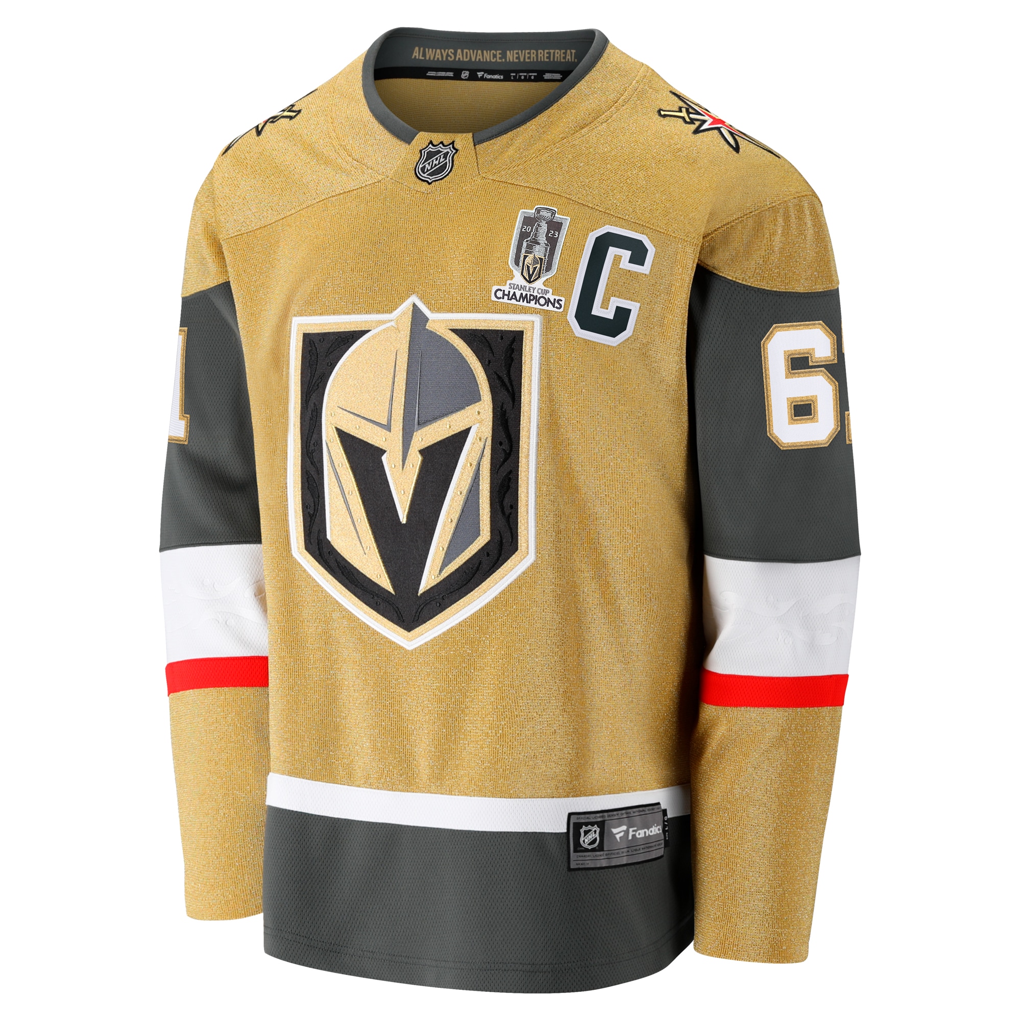 Mark Stone Vegas Golden Knights 2023 Stanley Cup Champions Home Breakaway Player Jersey - Gold