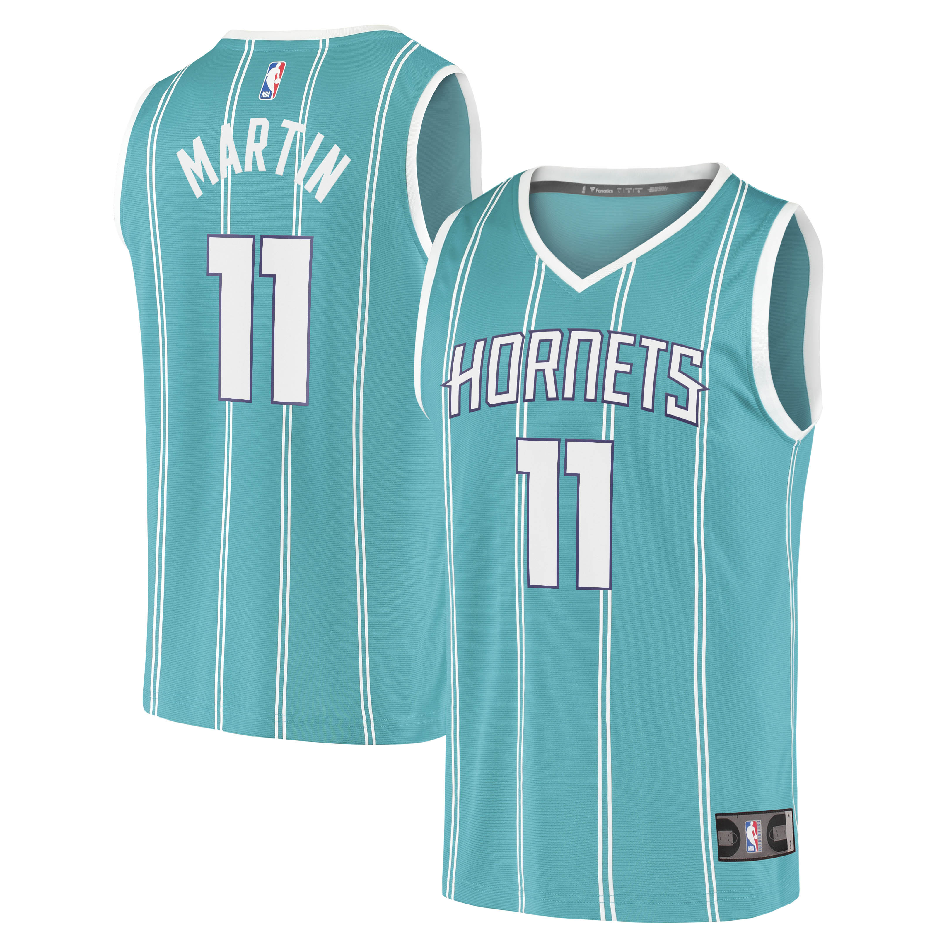 Cody Martin Charlotte Hornets  2020/21 Fast Break Replica Jersey - Icon Edition - Teal