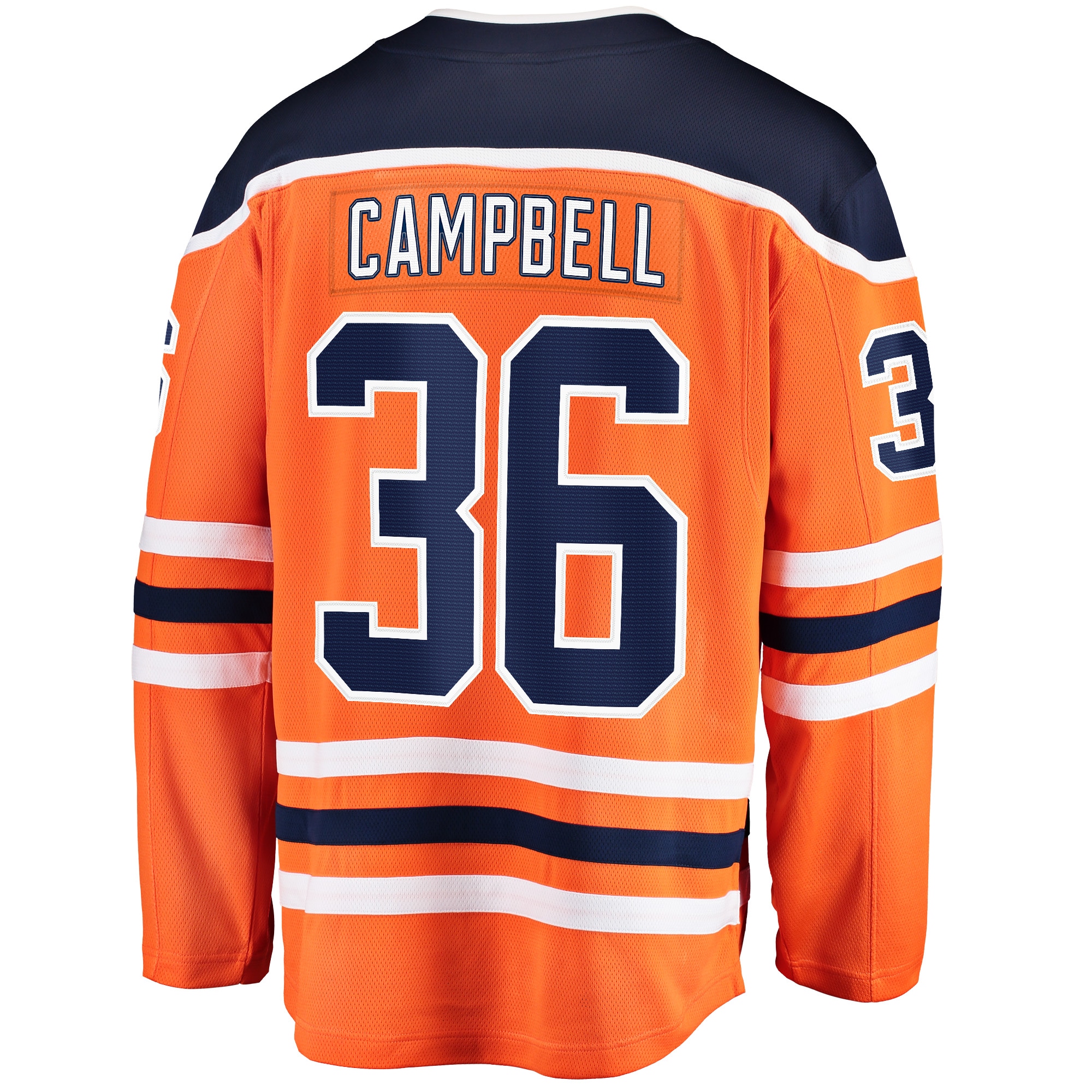 Jack Campbell Edmonton Oilers Home Breakaway Player Jersey - Orange
