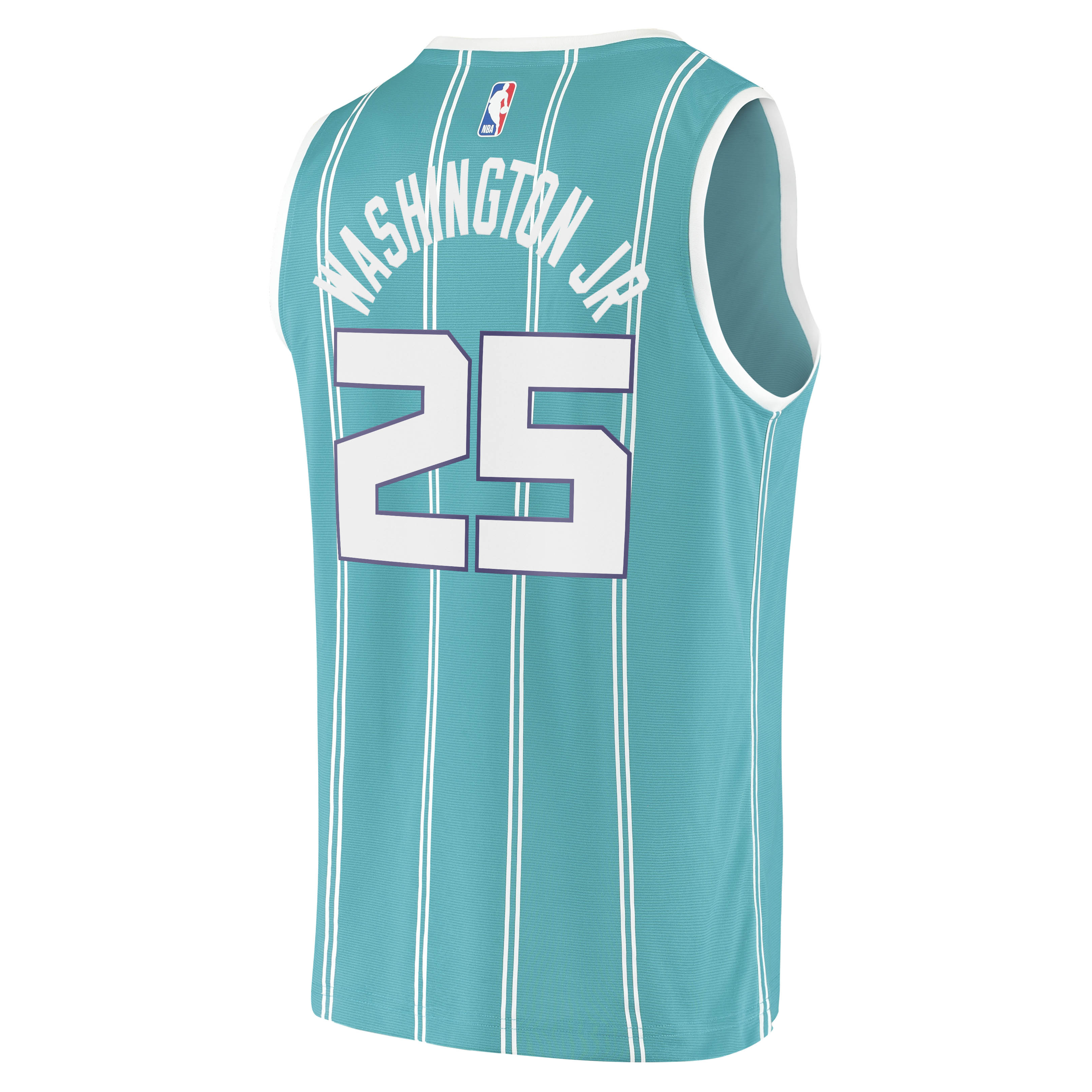 PJ Washington Jr. Charlotte Hornets  2020/21 Fast Break Replica Jersey - Icon Edition - Teal