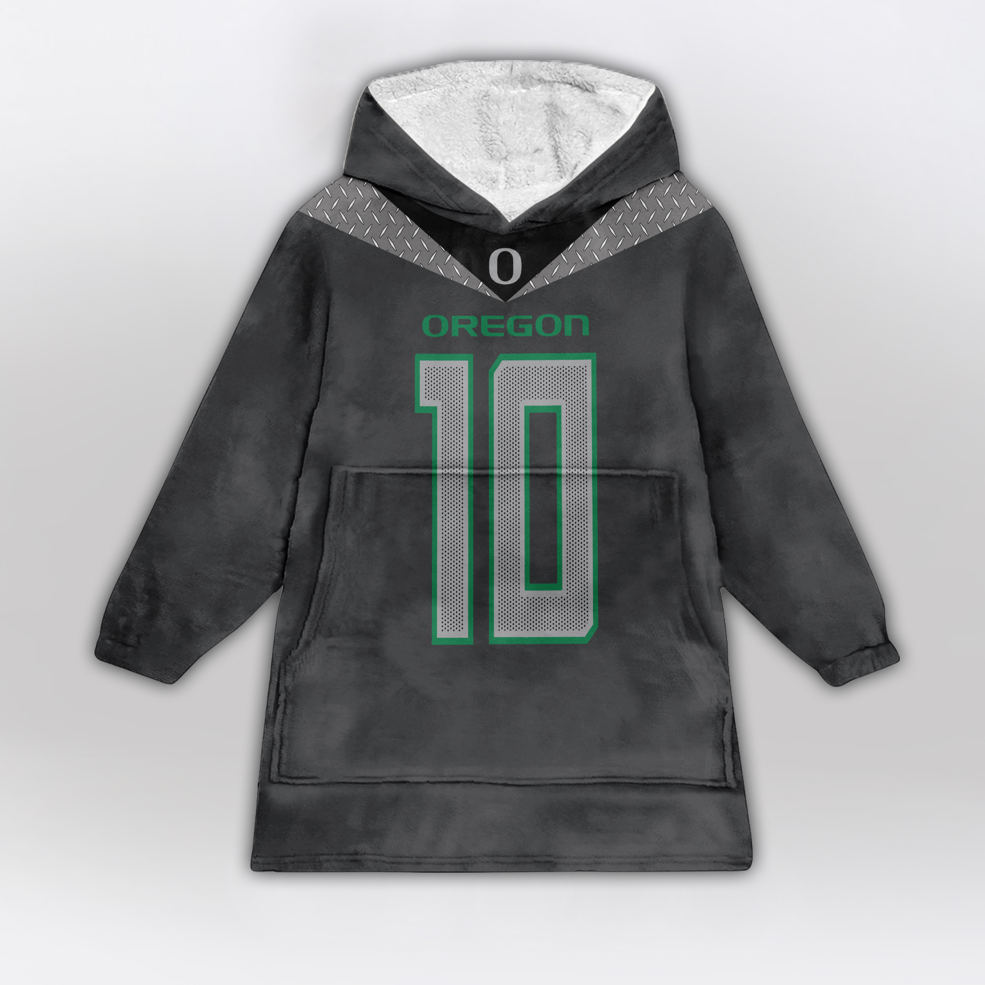 Kid J.H 10 Oregon Football Unisex Blanket Hoodie