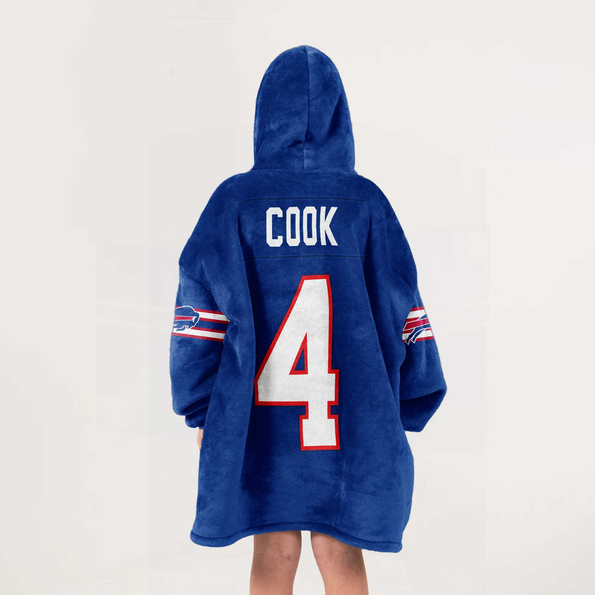Adult No 4 - Cook - Bills Football Unisex Blanket Hoodie