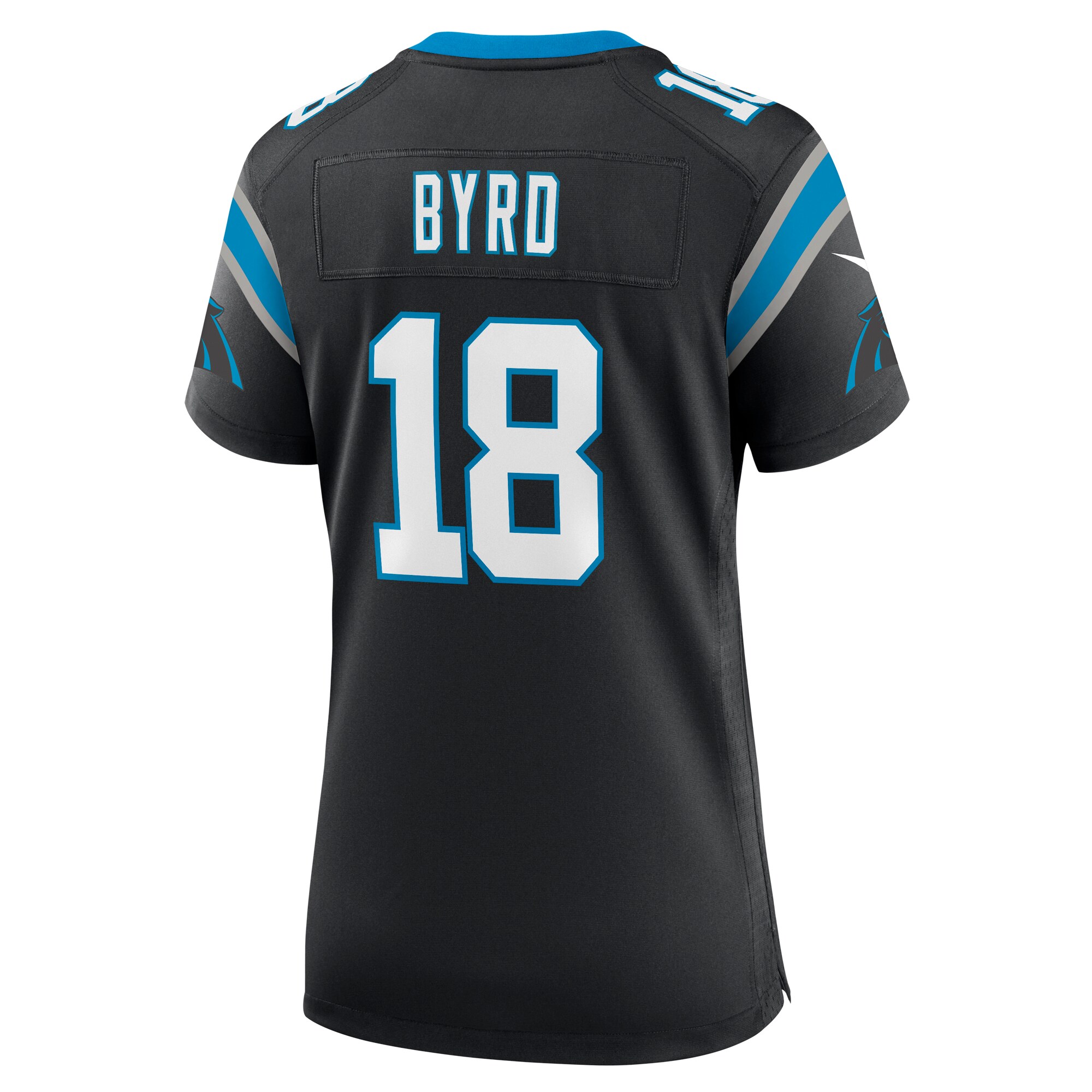 Damiere Byrd Carolina Panthers  Women's Team Game Jersey - Black