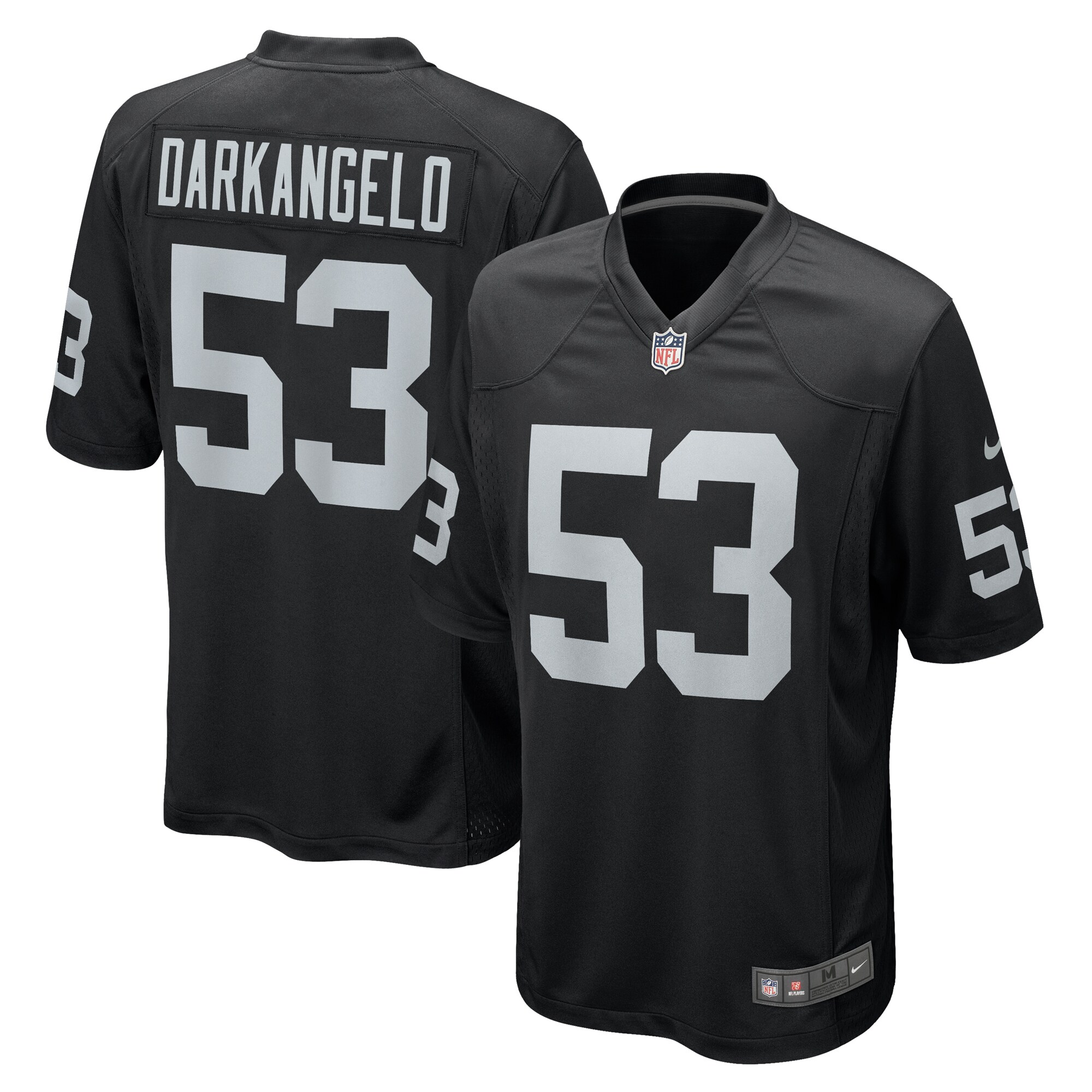 Isaac Darkangelo Las Vegas Raiders Team Game Jersey -  Black