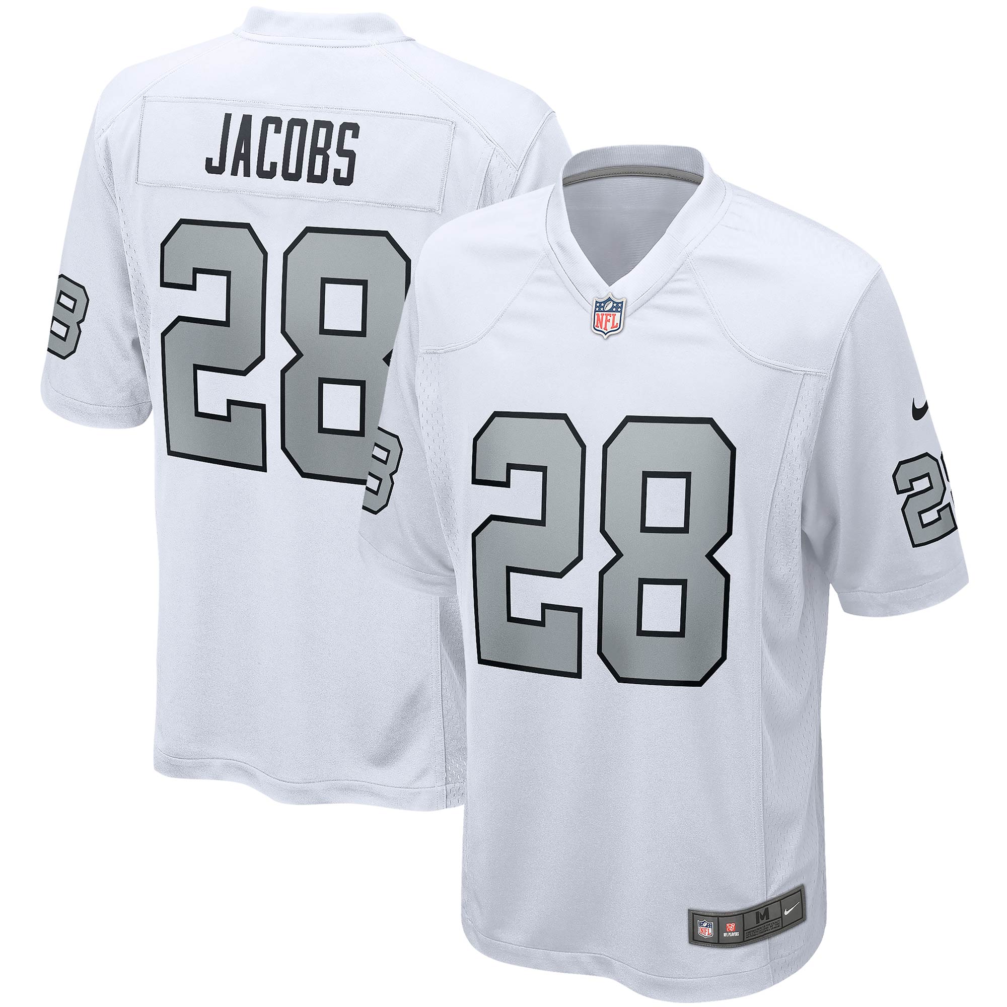Josh Jacobs Las Vegas Raiders  Alternate Game Jersey - White
